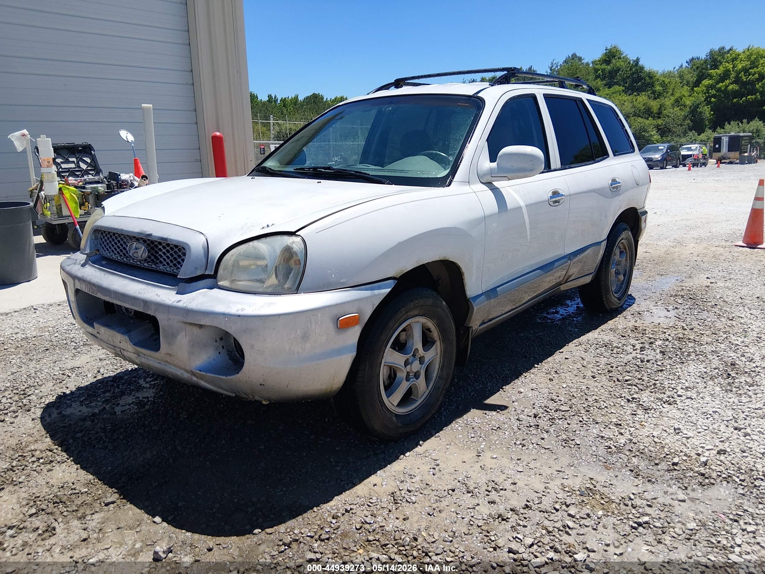 2001 Hyundai Santa Fe 2.7l V6 Gls/2.7l V6 Lx White vin: KM8SC83D91U125257