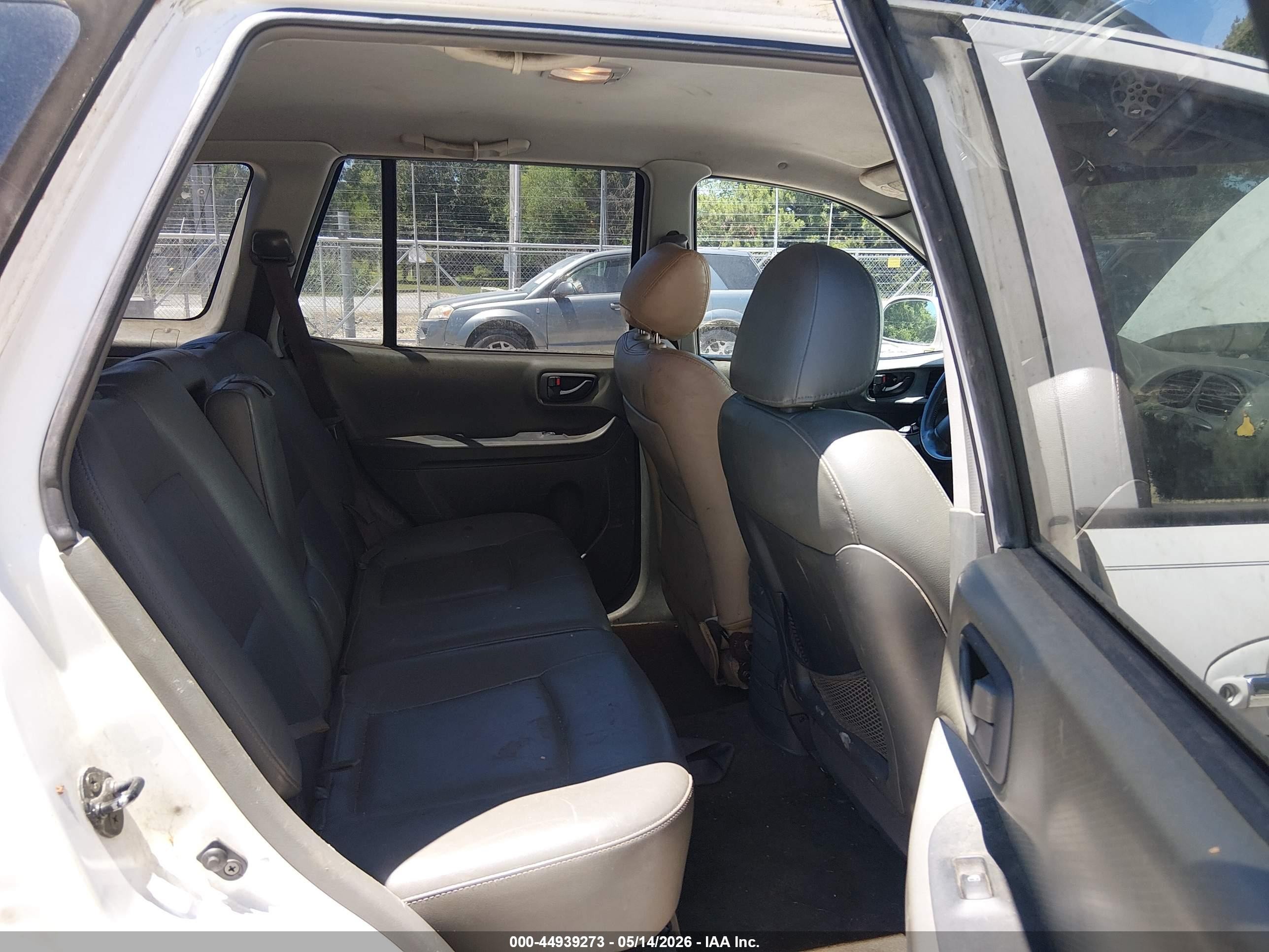 2001 Hyundai Santa Fe 2.7l V6 Gls/2.7l V6 Lx White vin: KM8SC83D91U125257