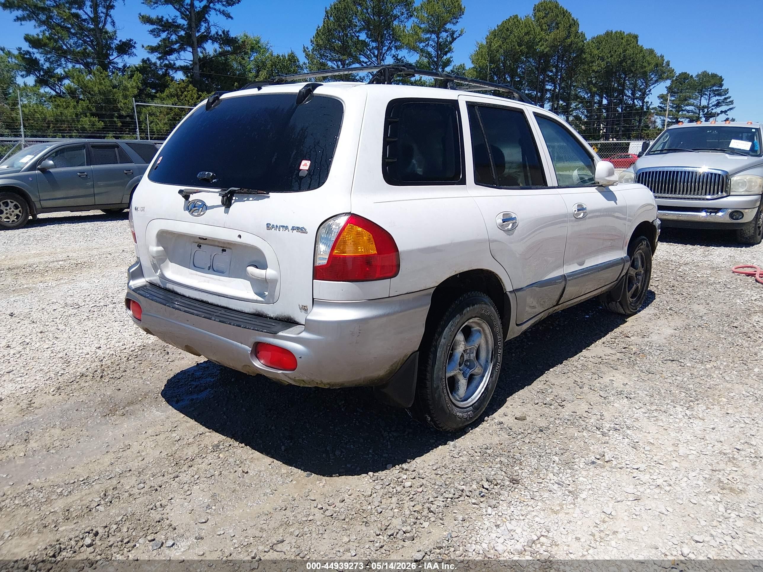 2001 Hyundai Santa Fe 2.7l V6 Gls/2.7l V6 Lx White vin: KM8SC83D91U125257