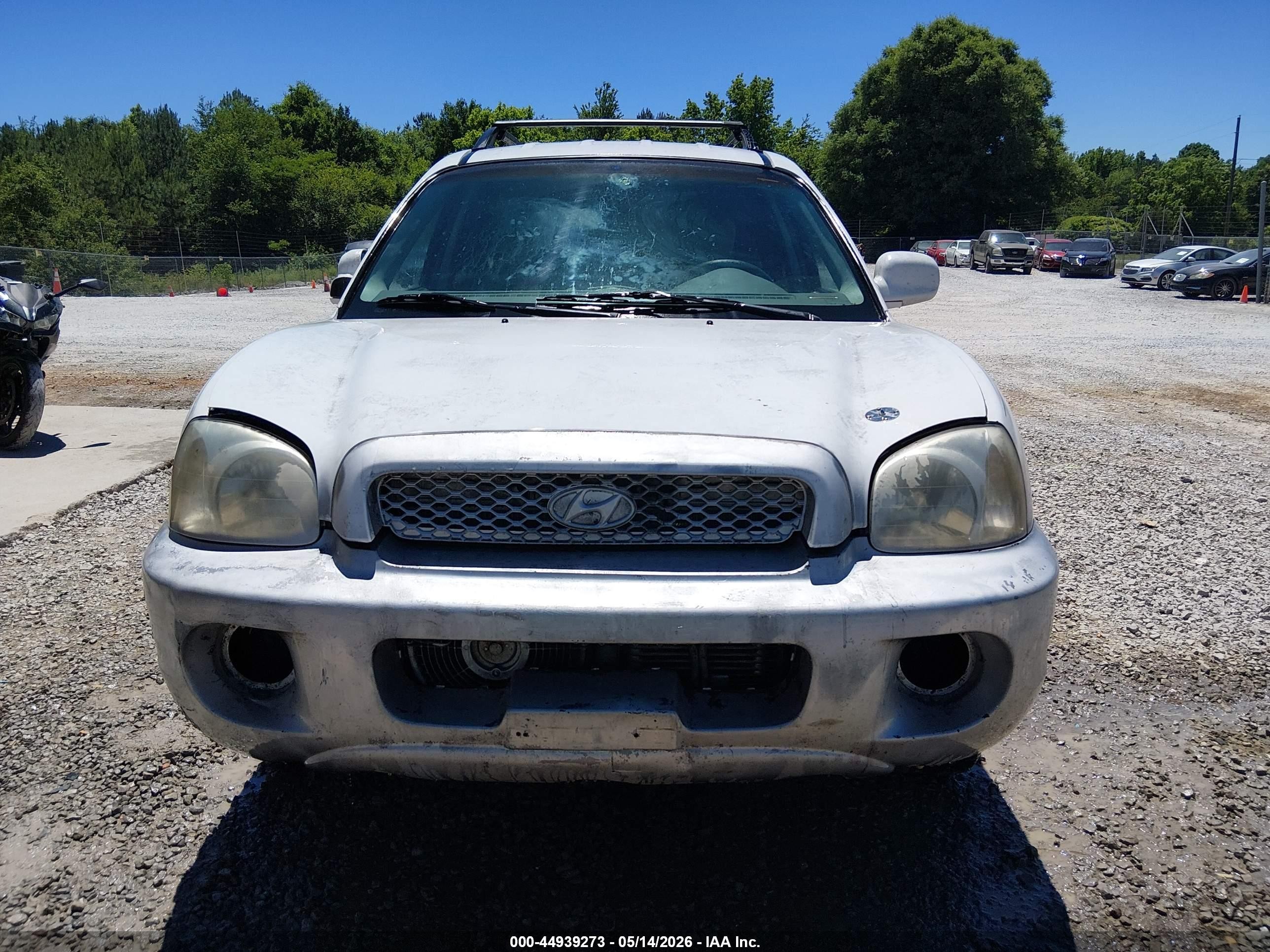 2001 Hyundai Santa Fe 2.7l V6 Gls/2.7l V6 Lx White vin: KM8SC83D91U125257