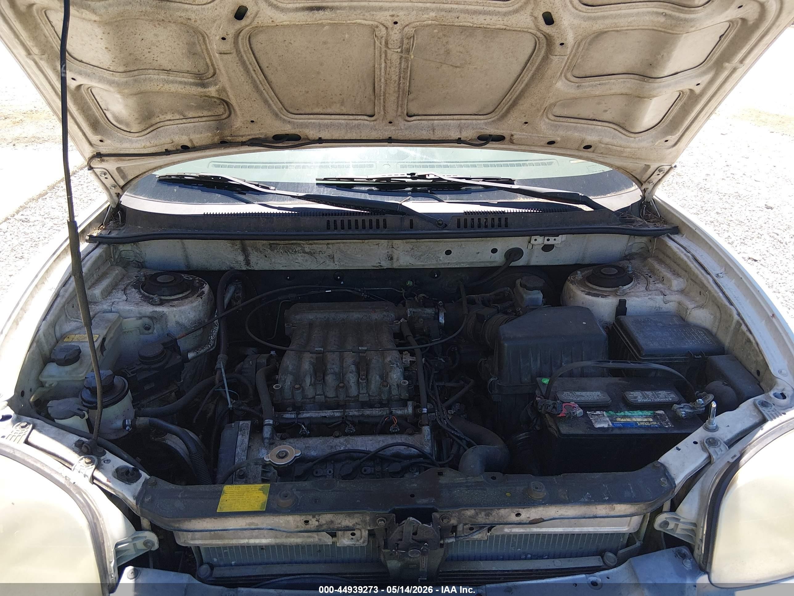 2001 Hyundai Santa Fe 2.7l V6 Gls/2.7l V6 Lx White vin: KM8SC83D91U125257