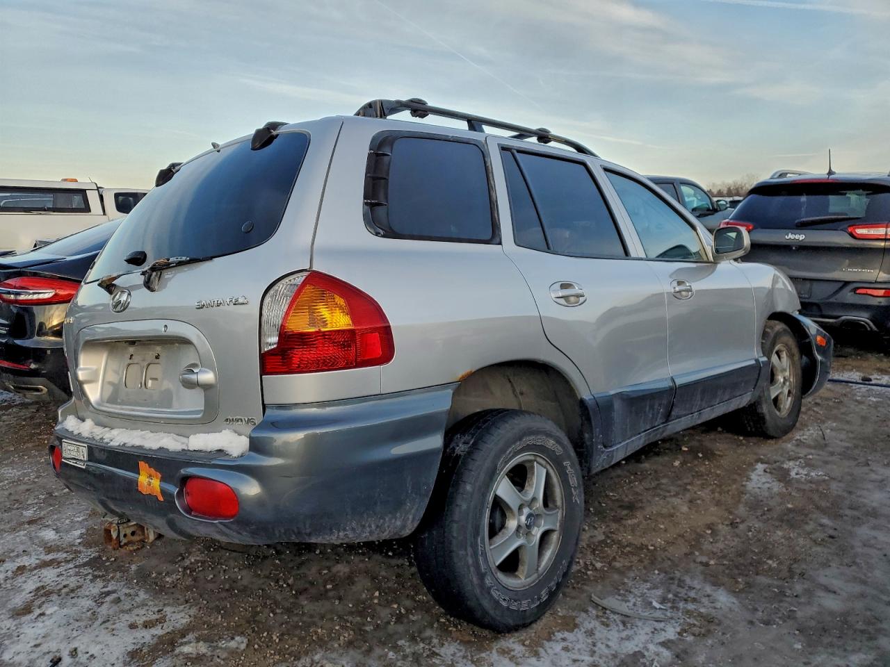 2001 Hyundai Santa Fe Gls Silver vin: KM8SC83DX1U074299