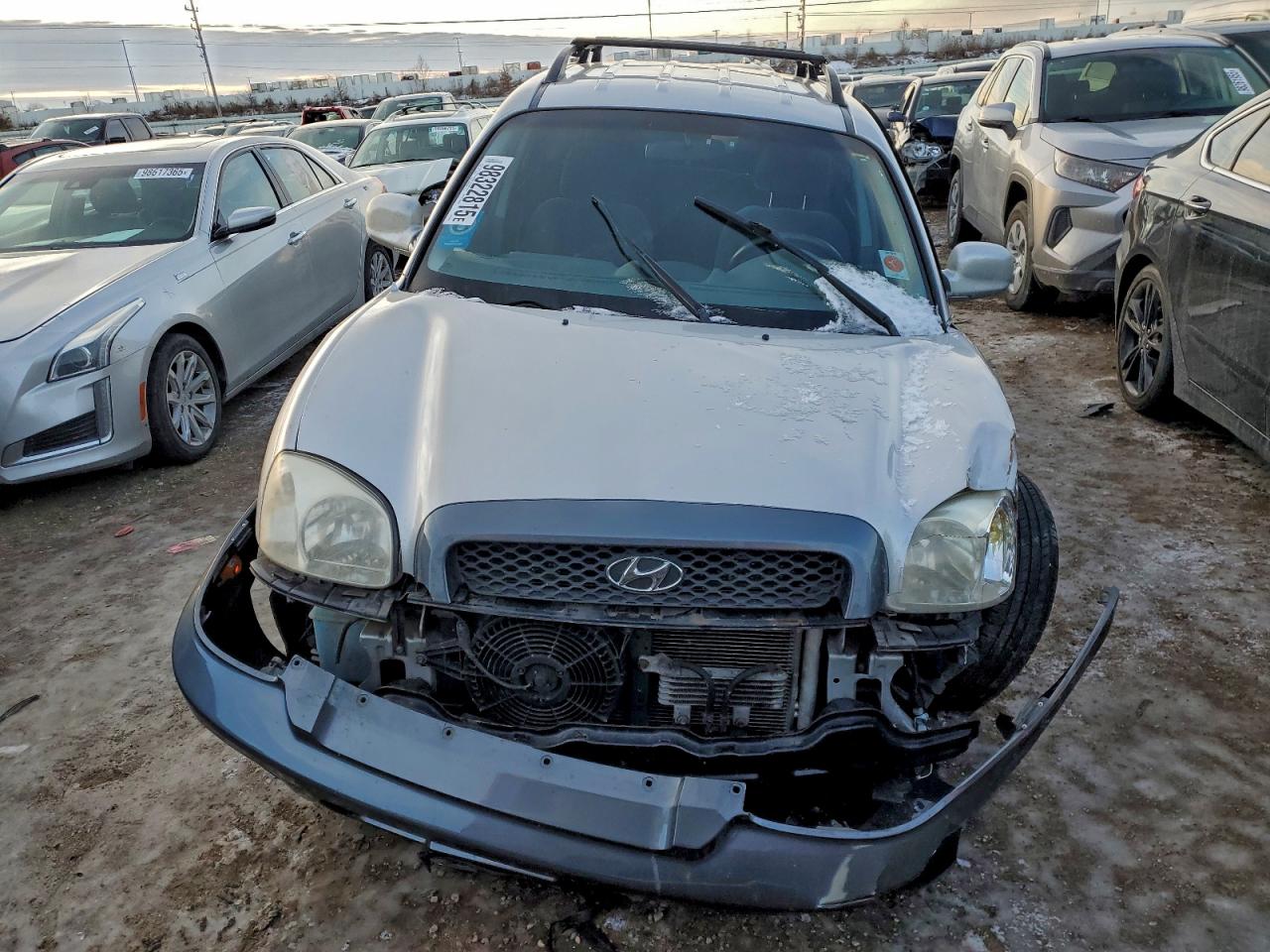 2001 Hyundai Santa Fe Gls Silver vin: KM8SC83DX1U074299