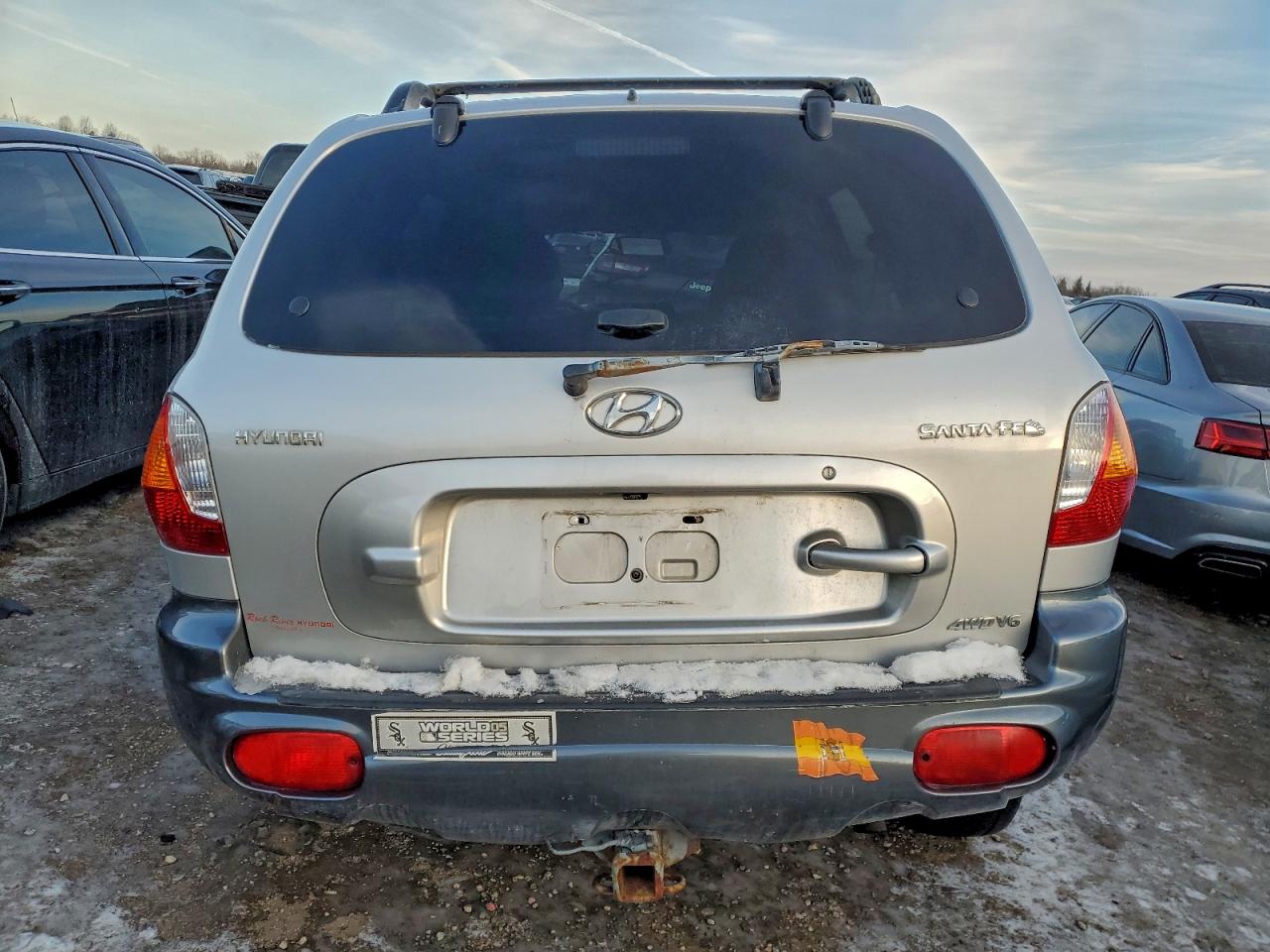 2001 Hyundai Santa Fe Gls Silver vin: KM8SC83DX1U074299