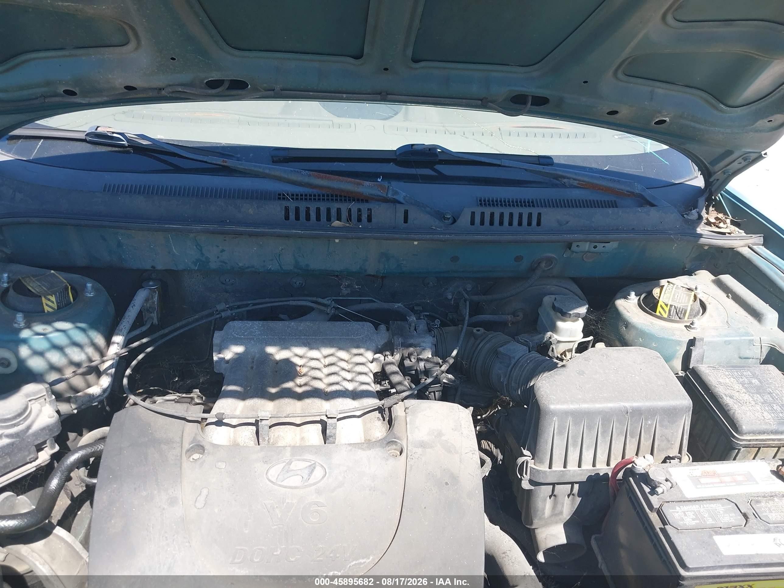 2001 Hyundai Santa Fe 2.7l V6 Gls/2.7l V6 Lx Green vin: KM8SC83DX1U128538