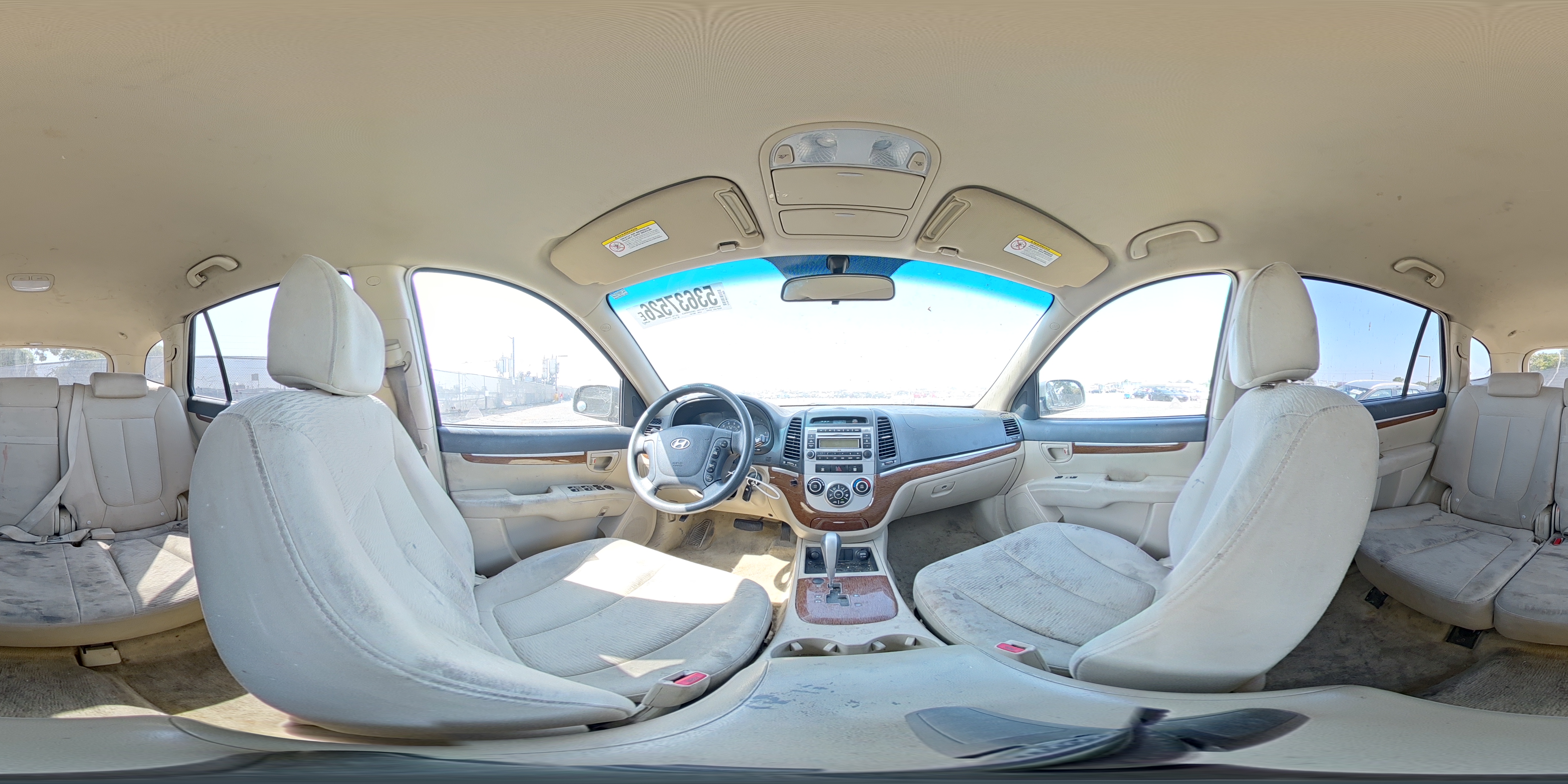 2007 Hyundai Santa Fe Gls Green vin: KM8SG13D77U148718