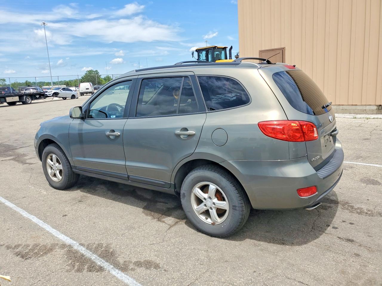 2007 Hyundai Santa Fe Gls Green vin: KM8SG73DX7U147467