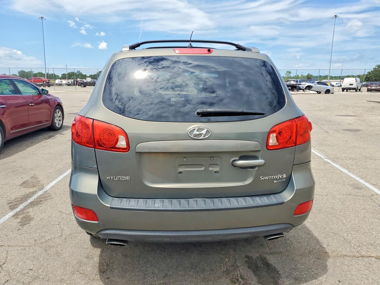 2007 Hyundai Santa Fe Gls Green vin: KM8SG73DX7U147467
