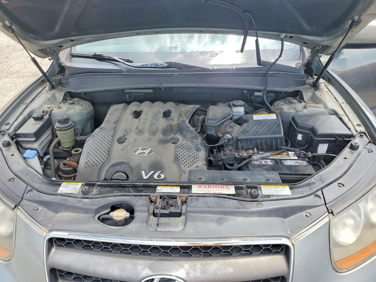 2007 Hyundai Santa Fe Gls Green vin: KM8SG73DX7U147467