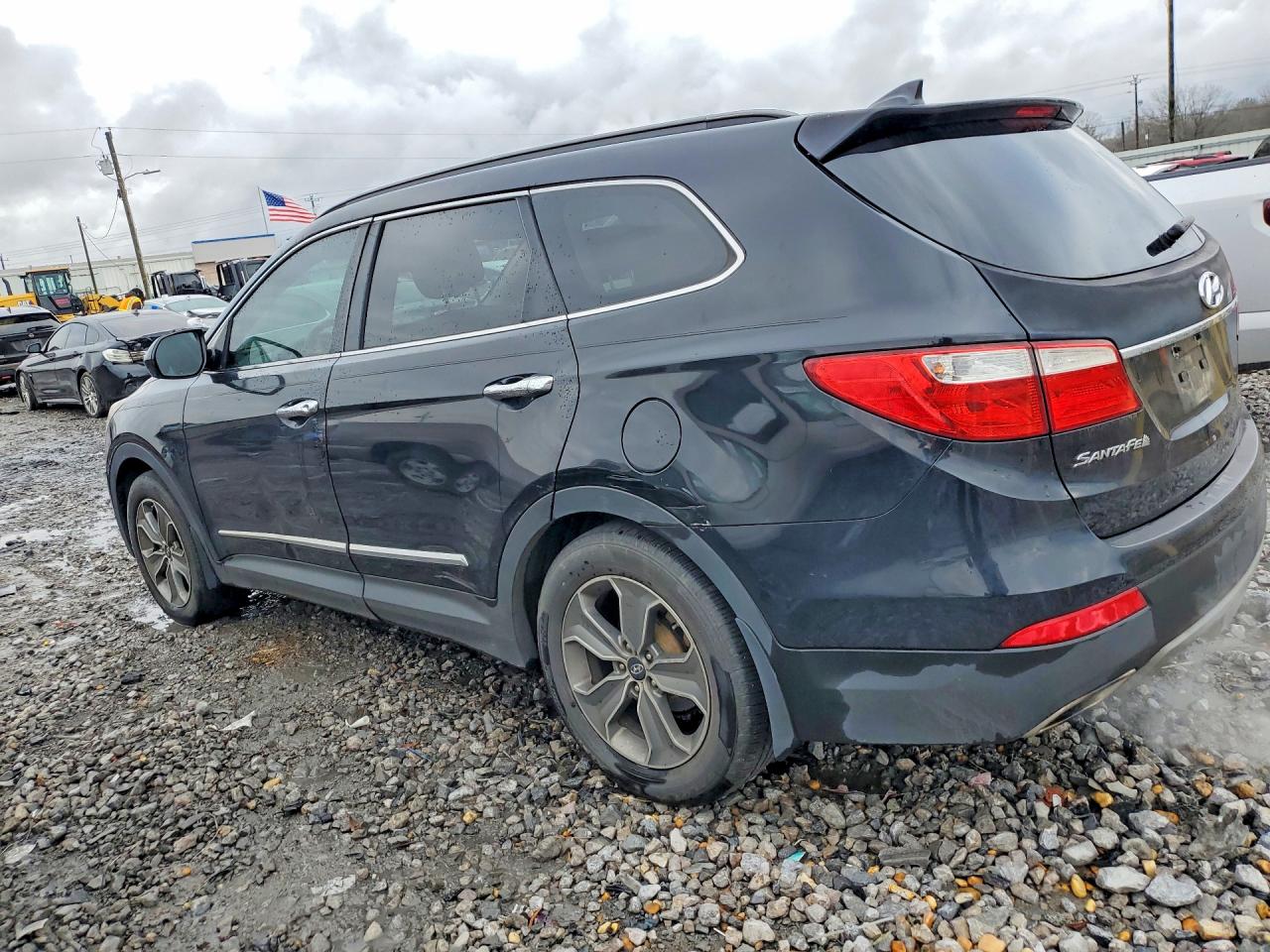 2014 Hyundai Santa Fe Gls Black vin: KM8SM4HF0EU036196