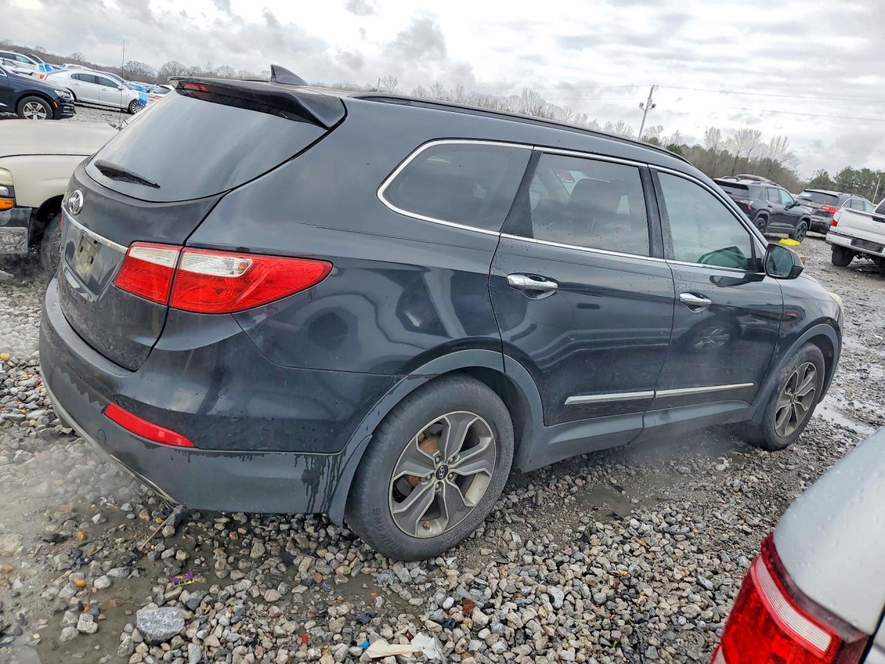 2014 Hyundai Santa Fe Gls Black vin: KM8SM4HF0EU036196