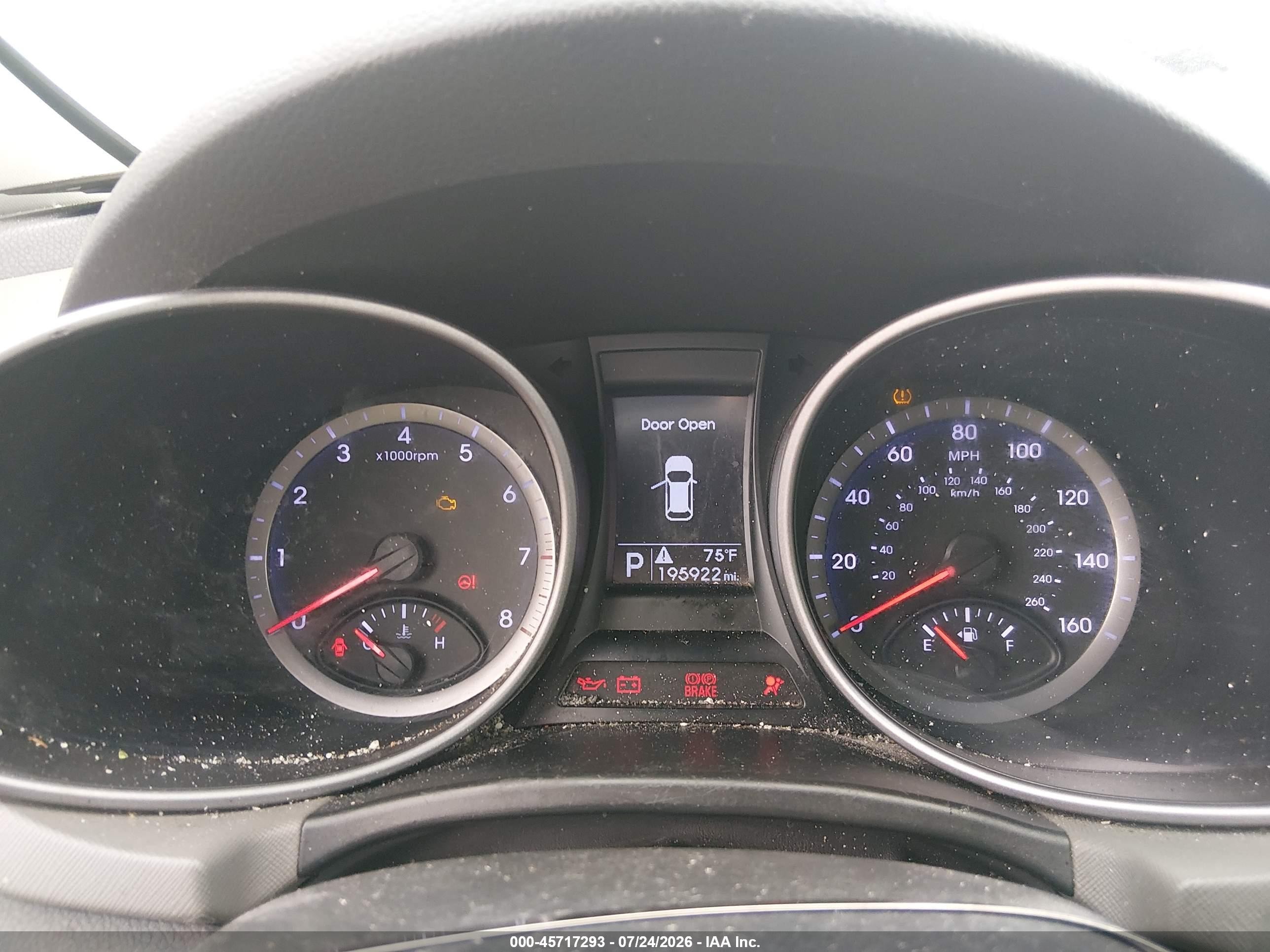 2014 Hyundai Santa Fe Gls White vin: KM8SM4HF1EU062872