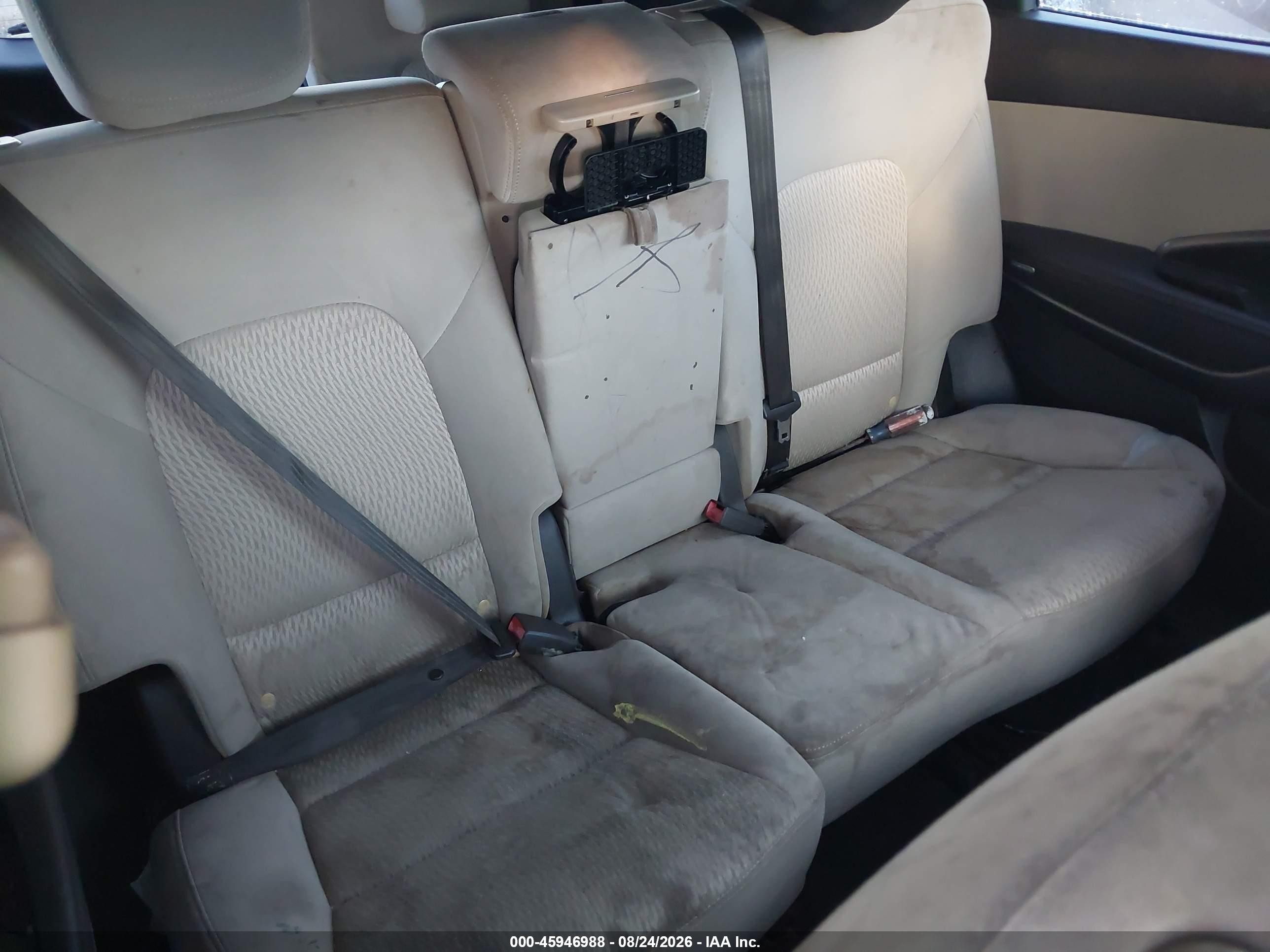 2014 Hyundai Santa Fe Gls Серый vin: KM8SM4HF2EU045367