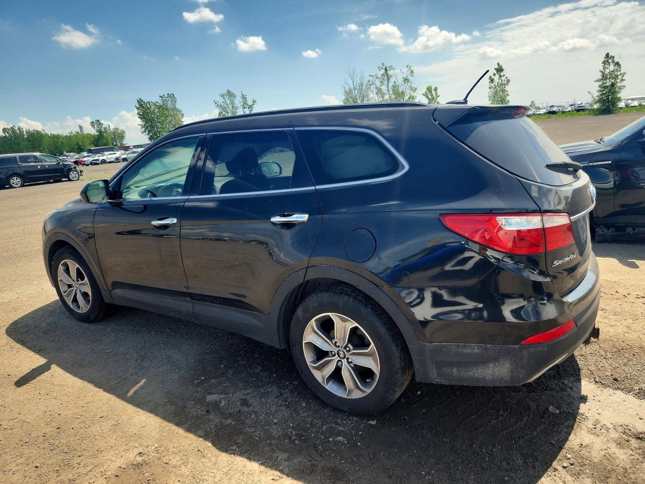 2014 Hyundai Santa Fe Gls Black vin: KM8SM4HF3EU042185