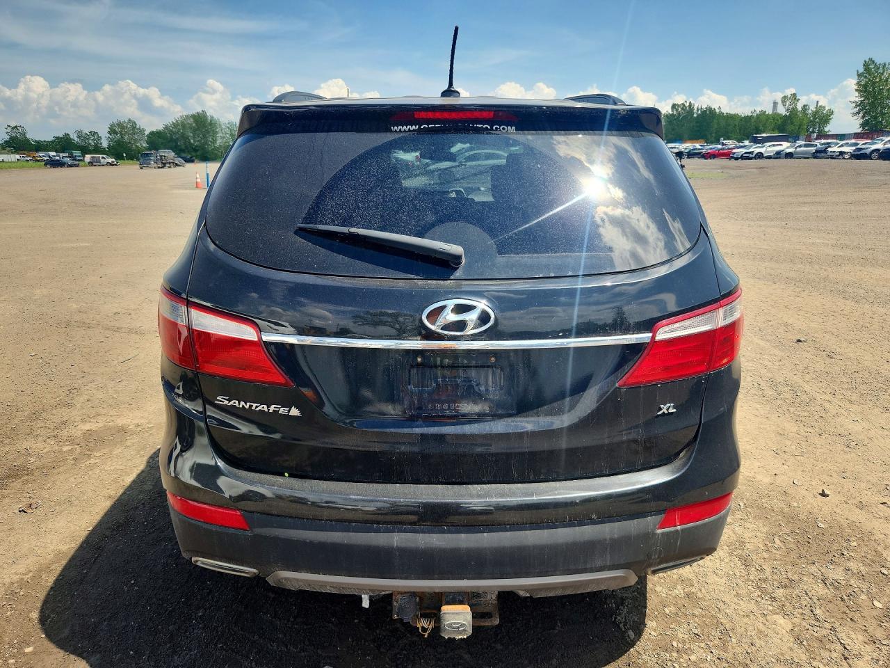 2014 Hyundai Santa Fe Gls Black vin: KM8SM4HF3EU042185