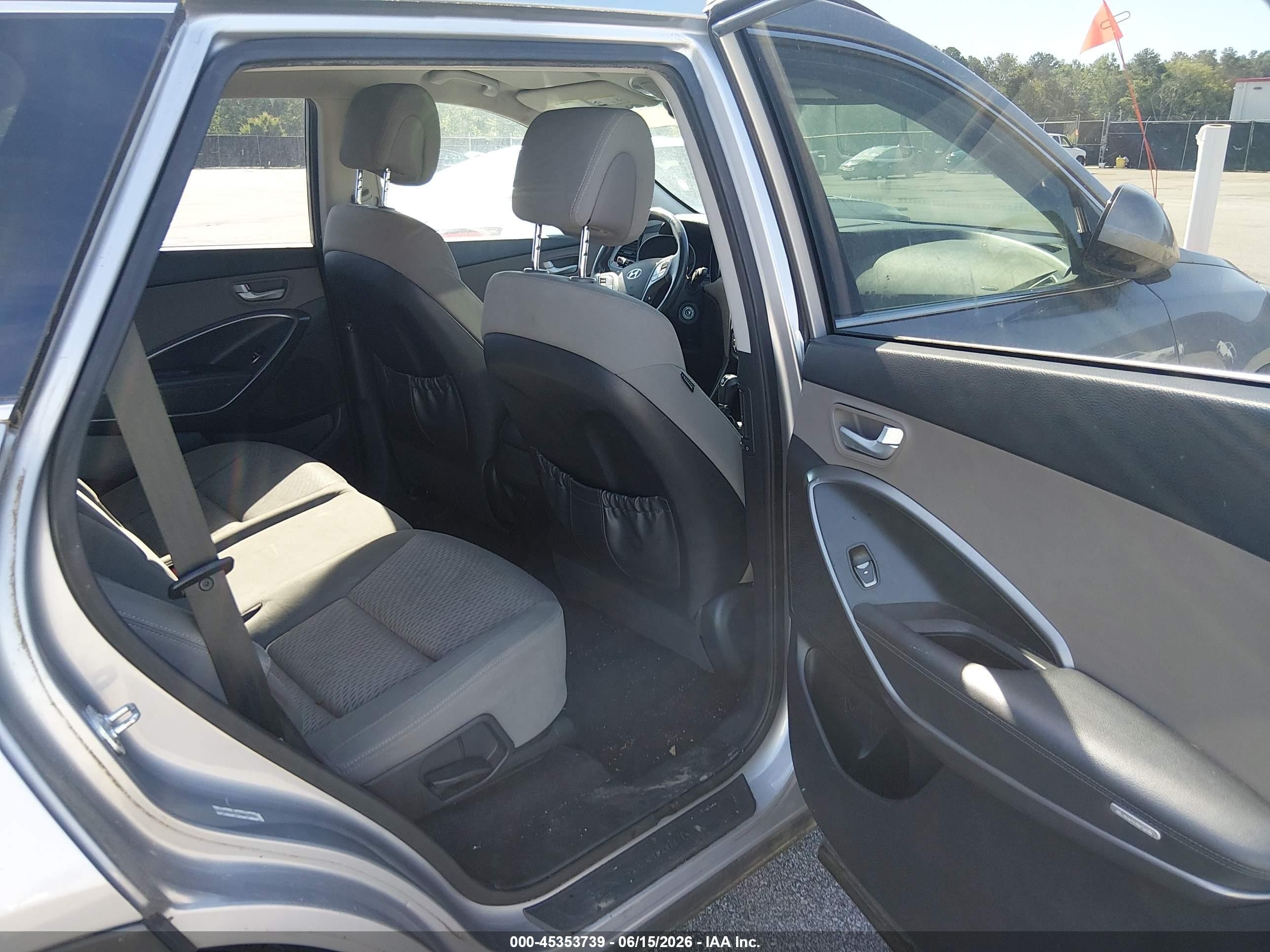 2014 Hyundai Santa Fe Gls Silver vin: KM8SM4HF3EU044826