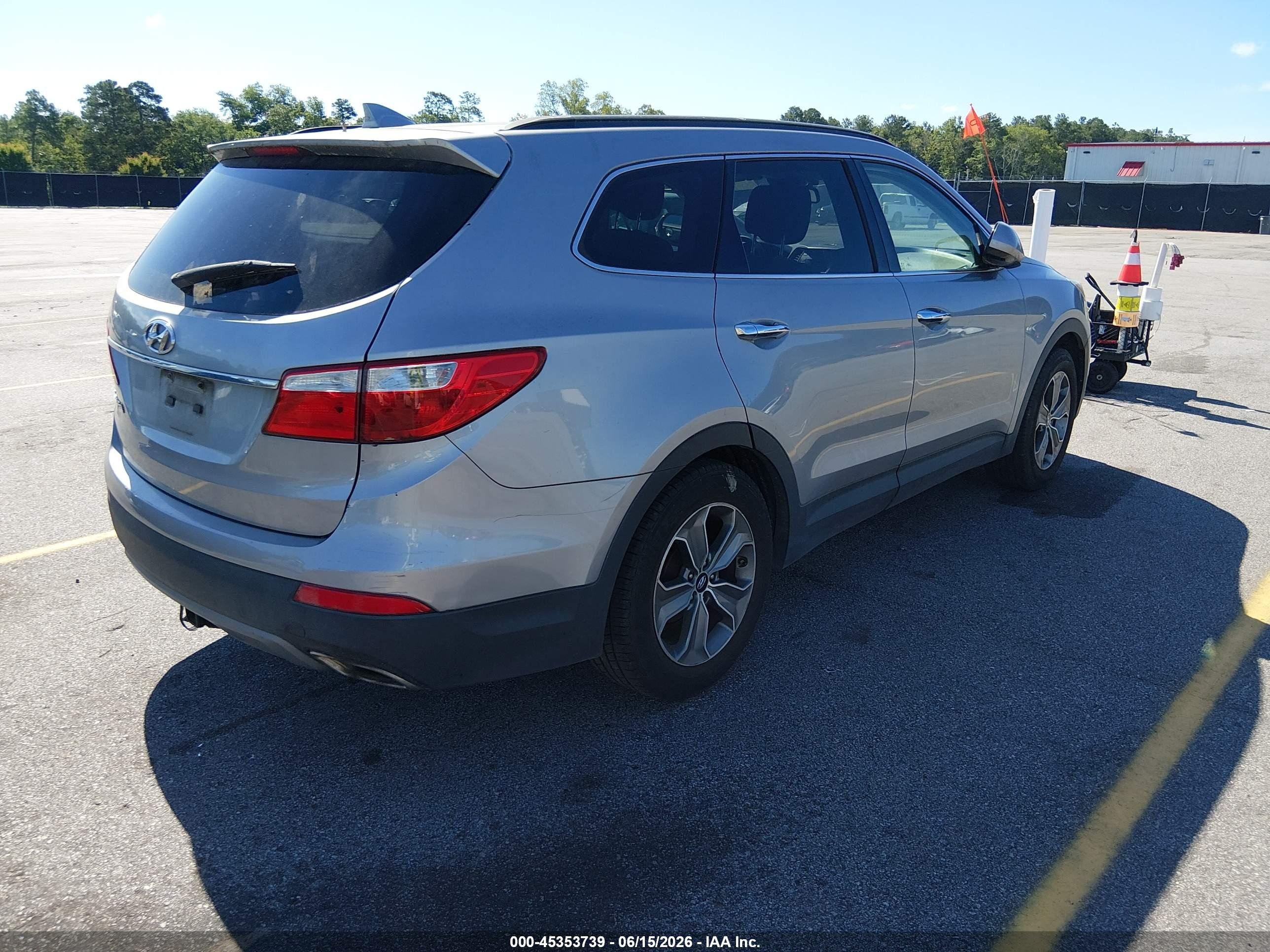 2014 Hyundai Santa Fe Gls Silver vin: KM8SM4HF3EU044826