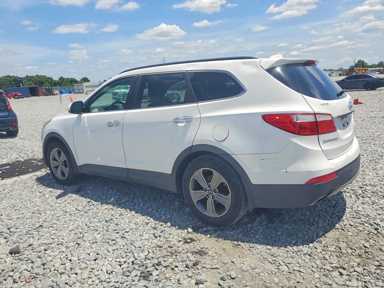 2015 Hyundai Santa Fe Gls White vin: KM8SM4HF3FU108364