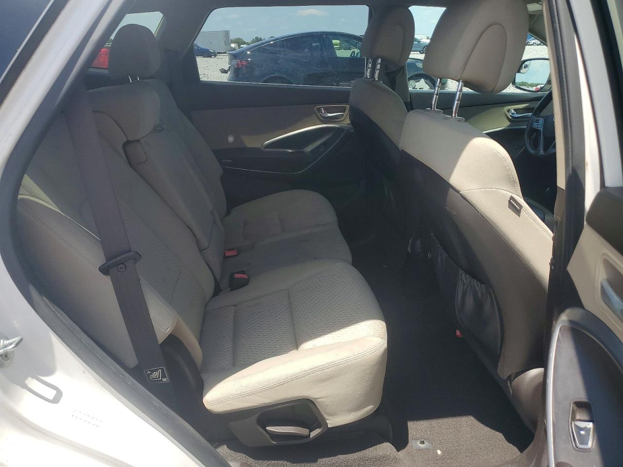 2015 Hyundai Santa Fe Gls White vin: KM8SM4HF3FU108364