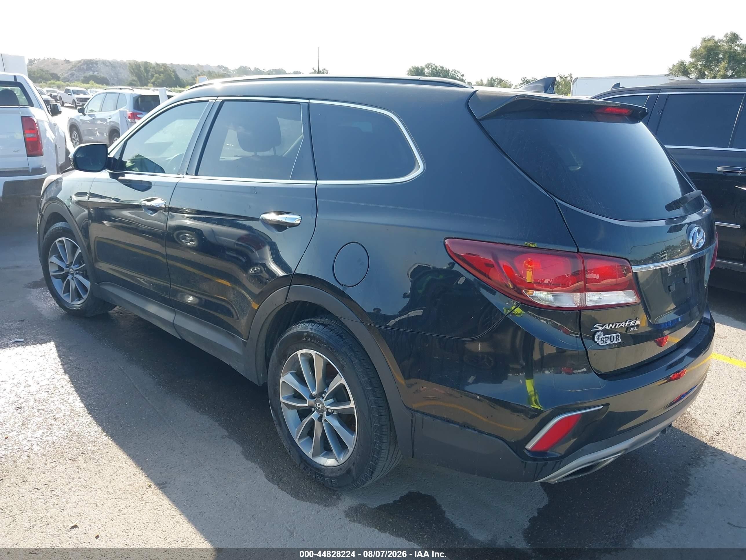 2019 Hyundai Santa Fe Xl Se Black vin: KM8SM4HF3KU304332