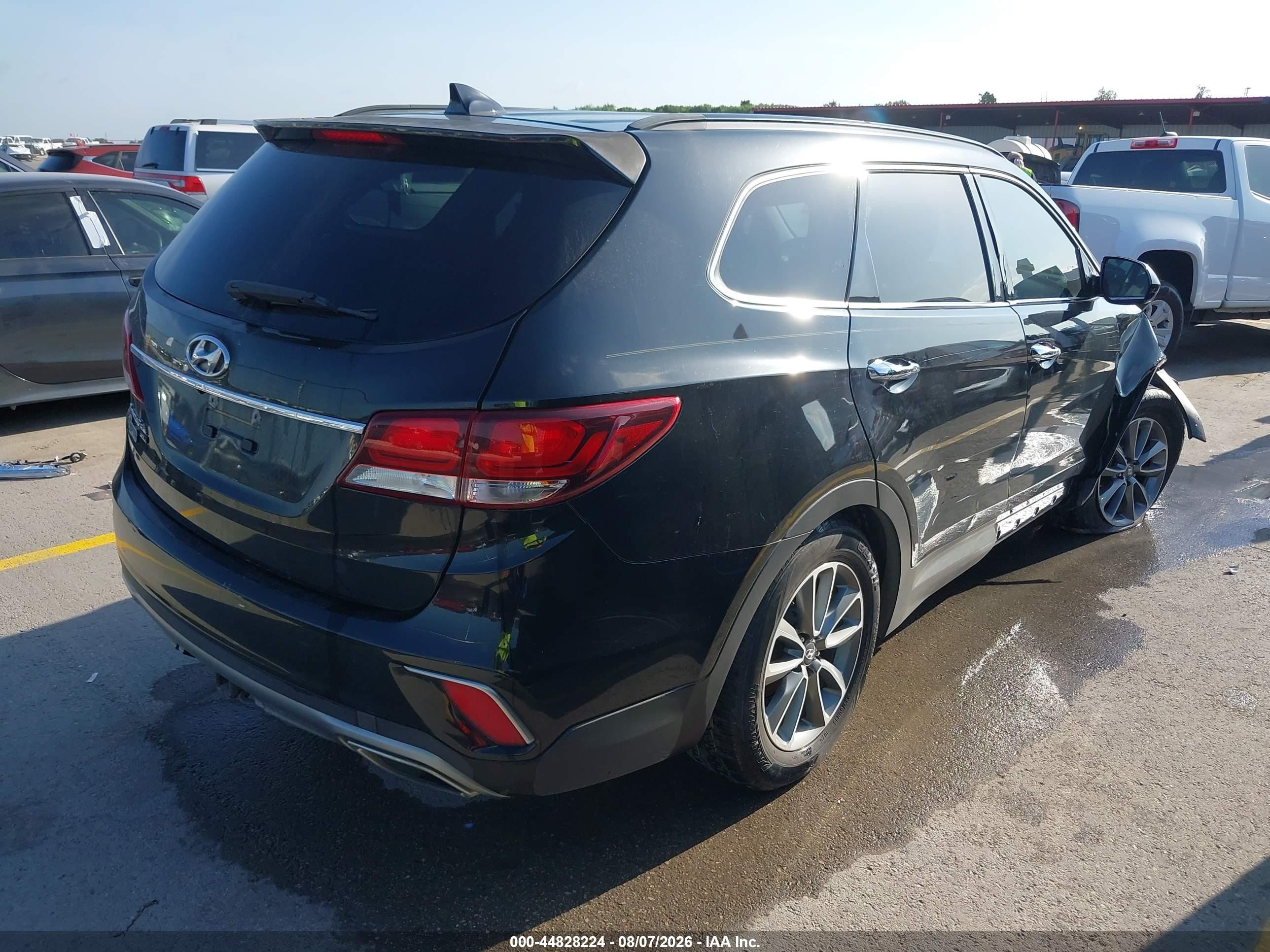 2019 Hyundai Santa Fe Xl Se Black vin: KM8SM4HF3KU304332