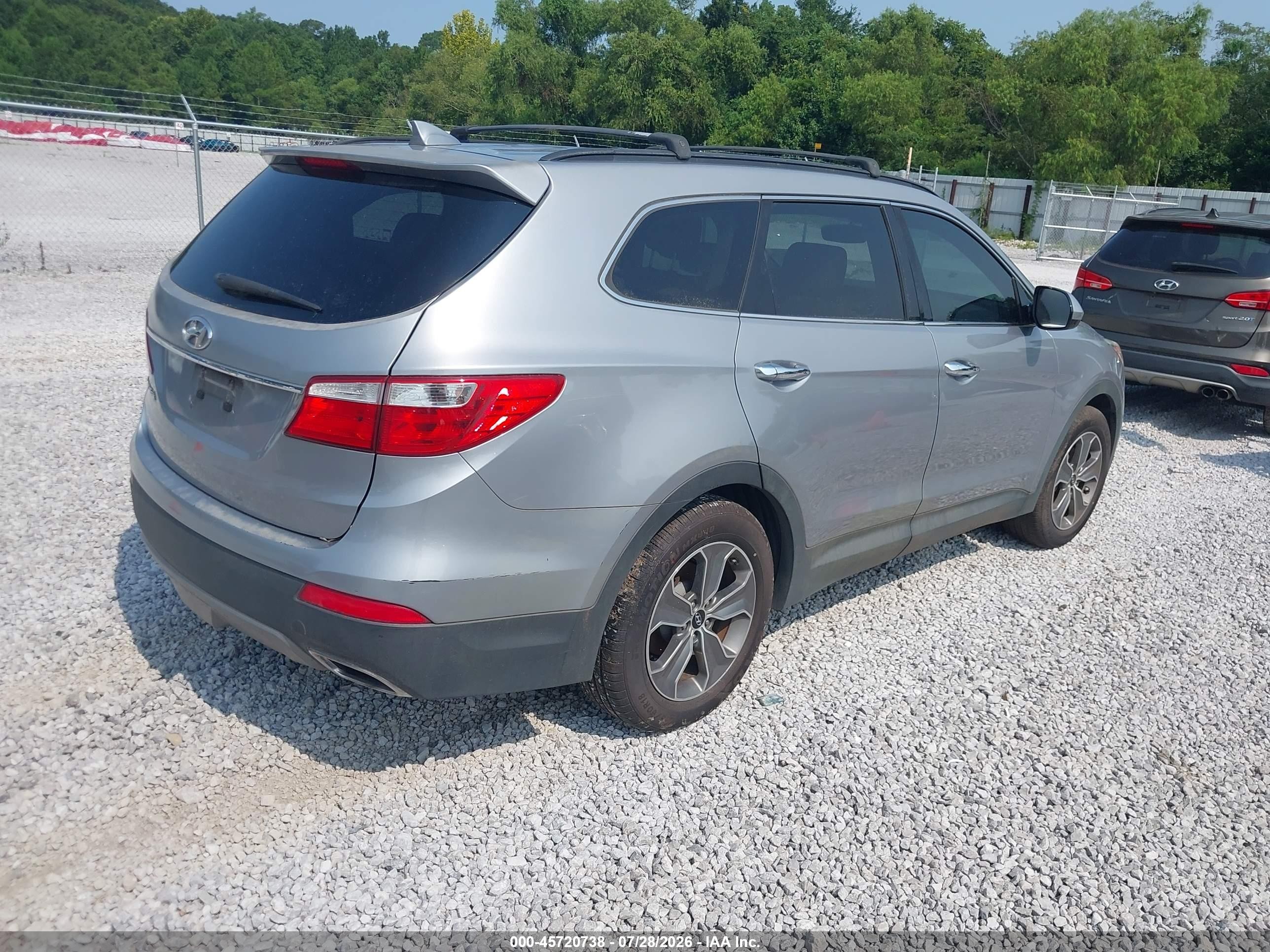 2013 Hyundai Santa Fe Gls Silver vin: KM8SM4HF4DU015060