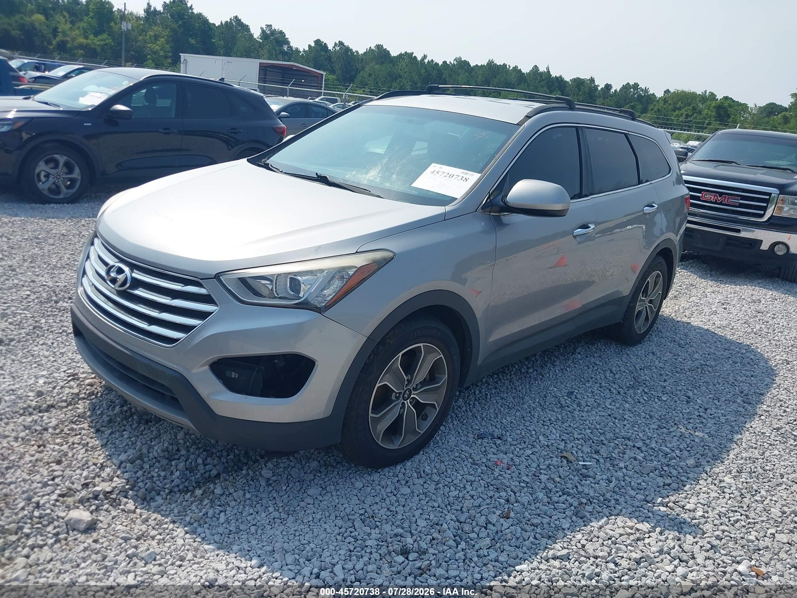 2013 Hyundai Santa Fe Gls Silver vin: KM8SM4HF4DU015060