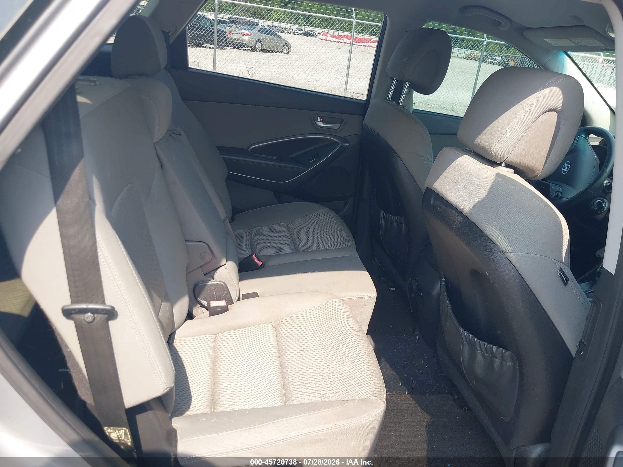 2013 Hyundai Santa Fe Gls Silver vin: KM8SM4HF4DU015060