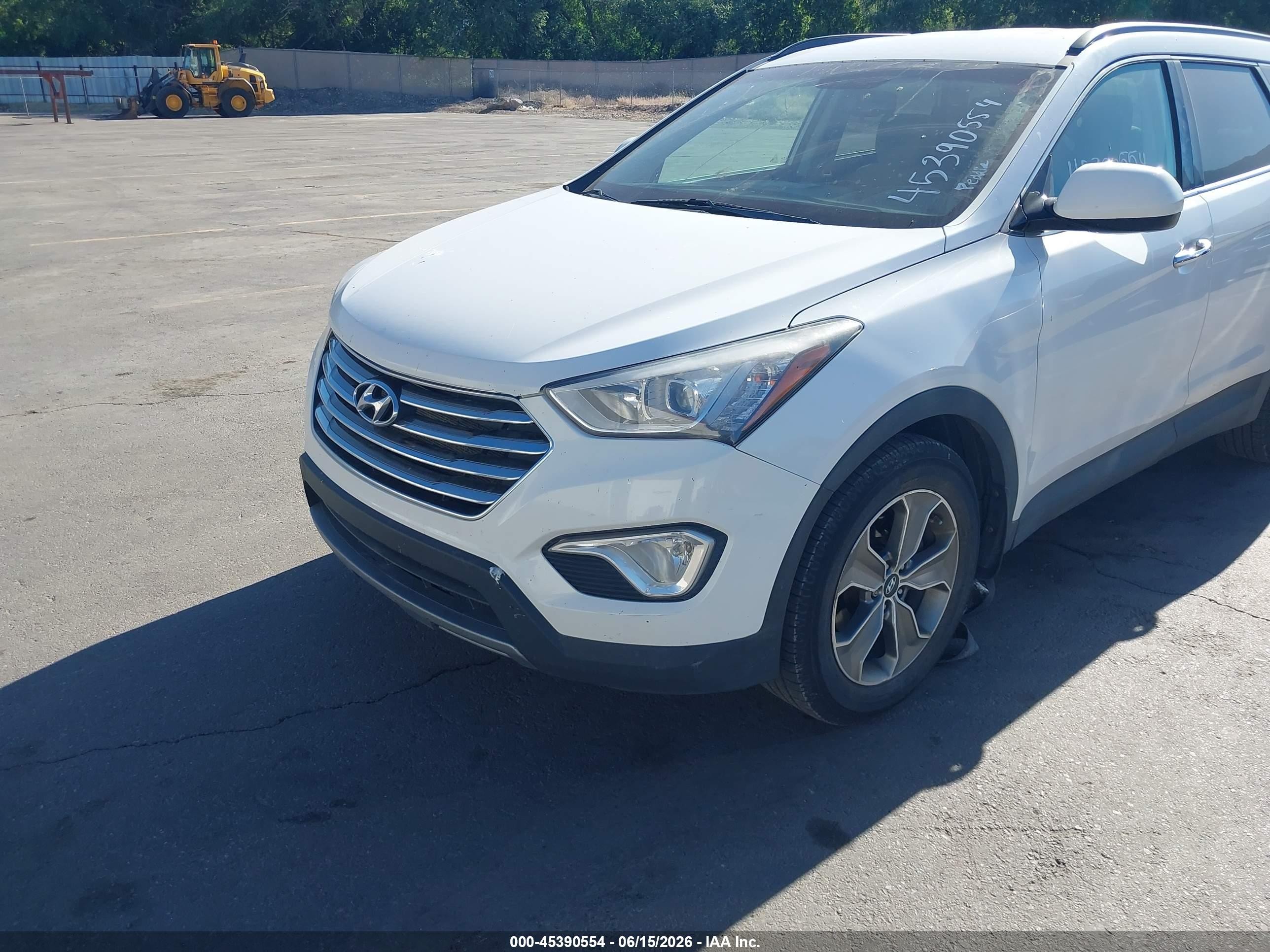 2014 Hyundai Santa Fe Gls Белый vin: KM8SM4HF4EU036783