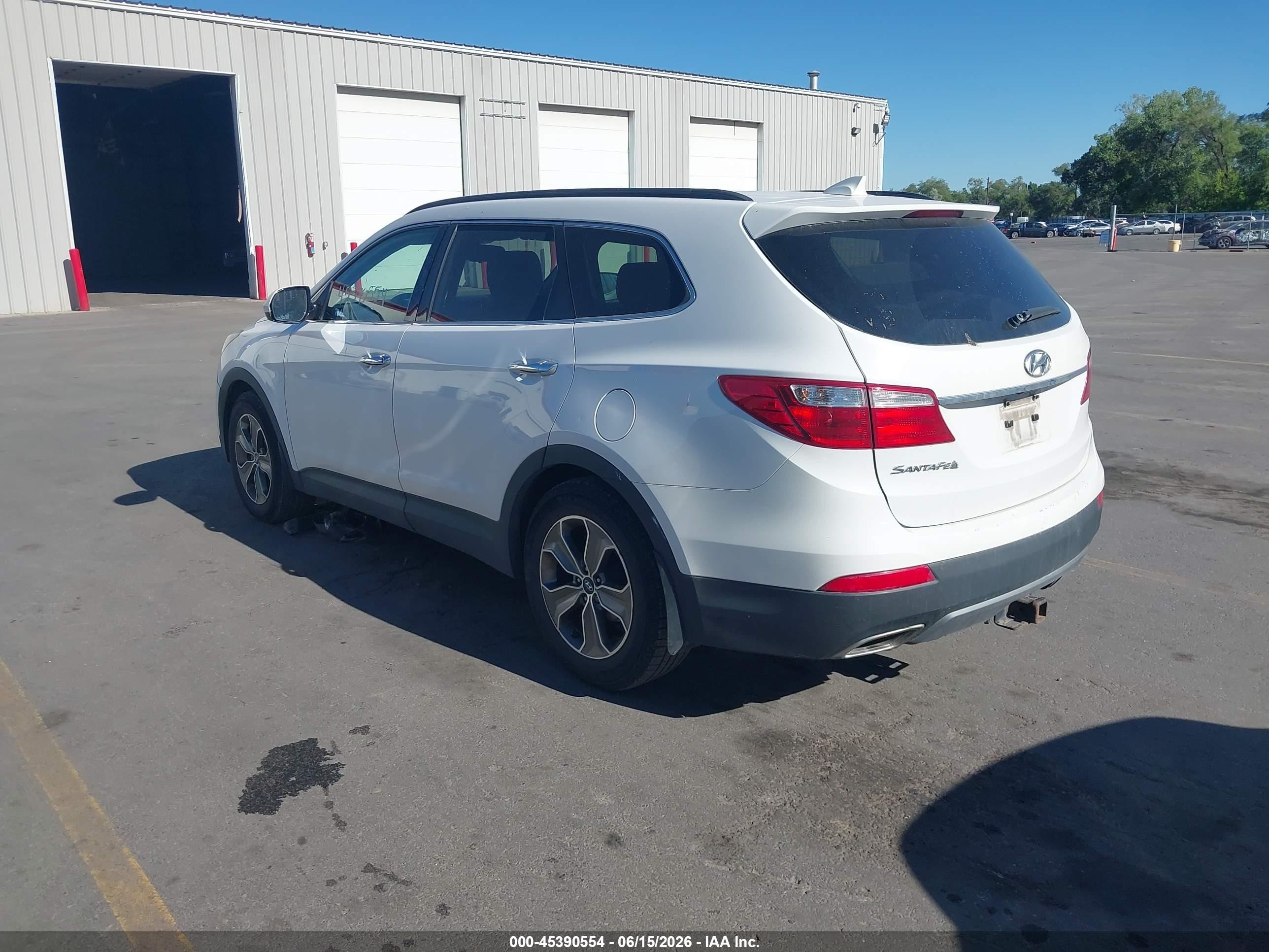 2014 Hyundai Santa Fe Gls Белый vin: KM8SM4HF4EU036783