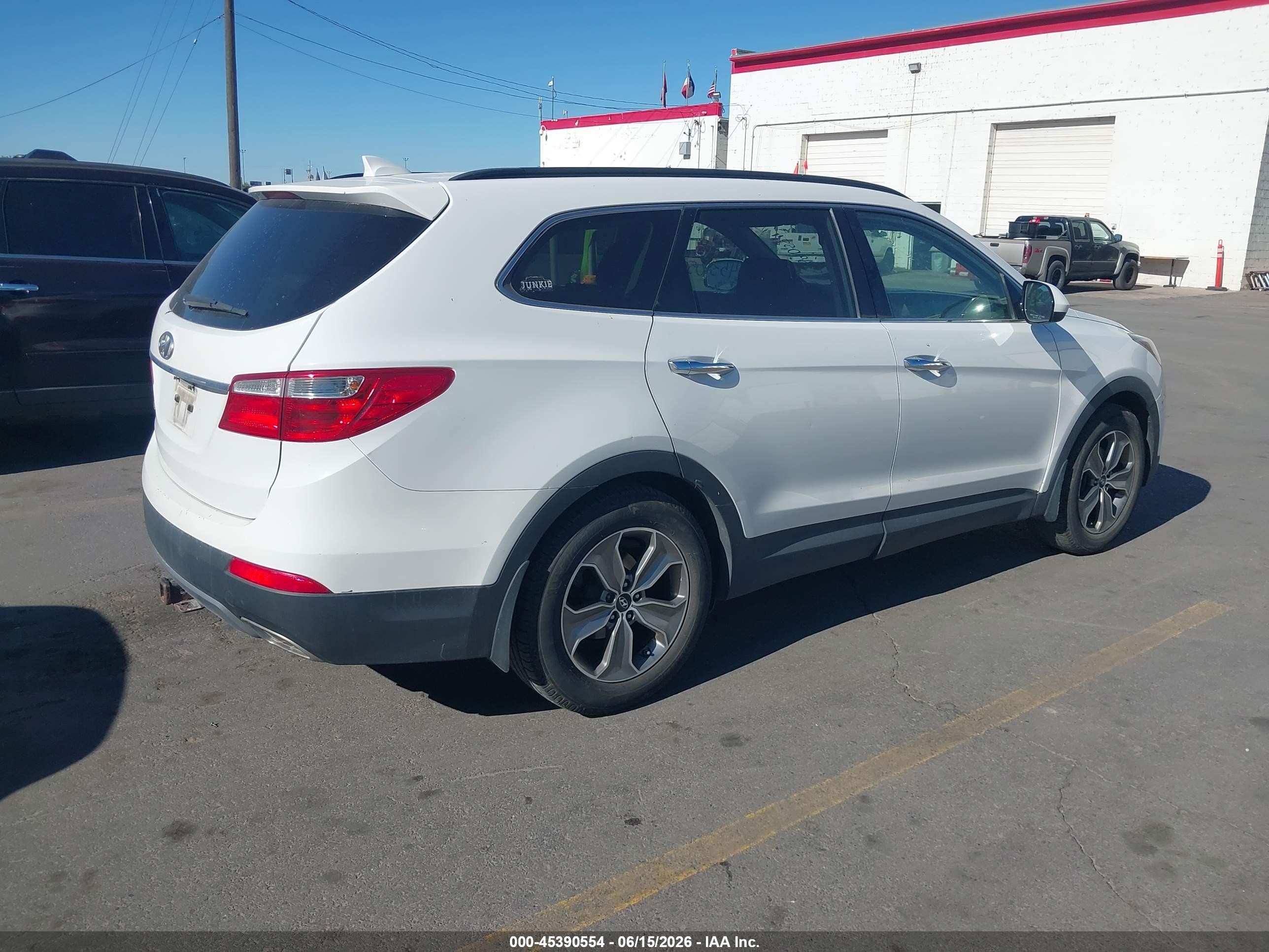 2014 Hyundai Santa Fe Gls Белый vin: KM8SM4HF4EU036783
