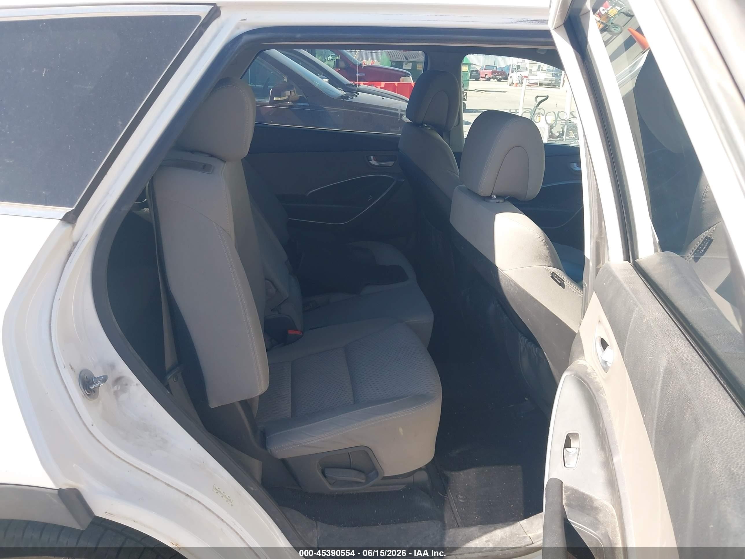 2014 Hyundai Santa Fe Gls Белый vin: KM8SM4HF4EU036783