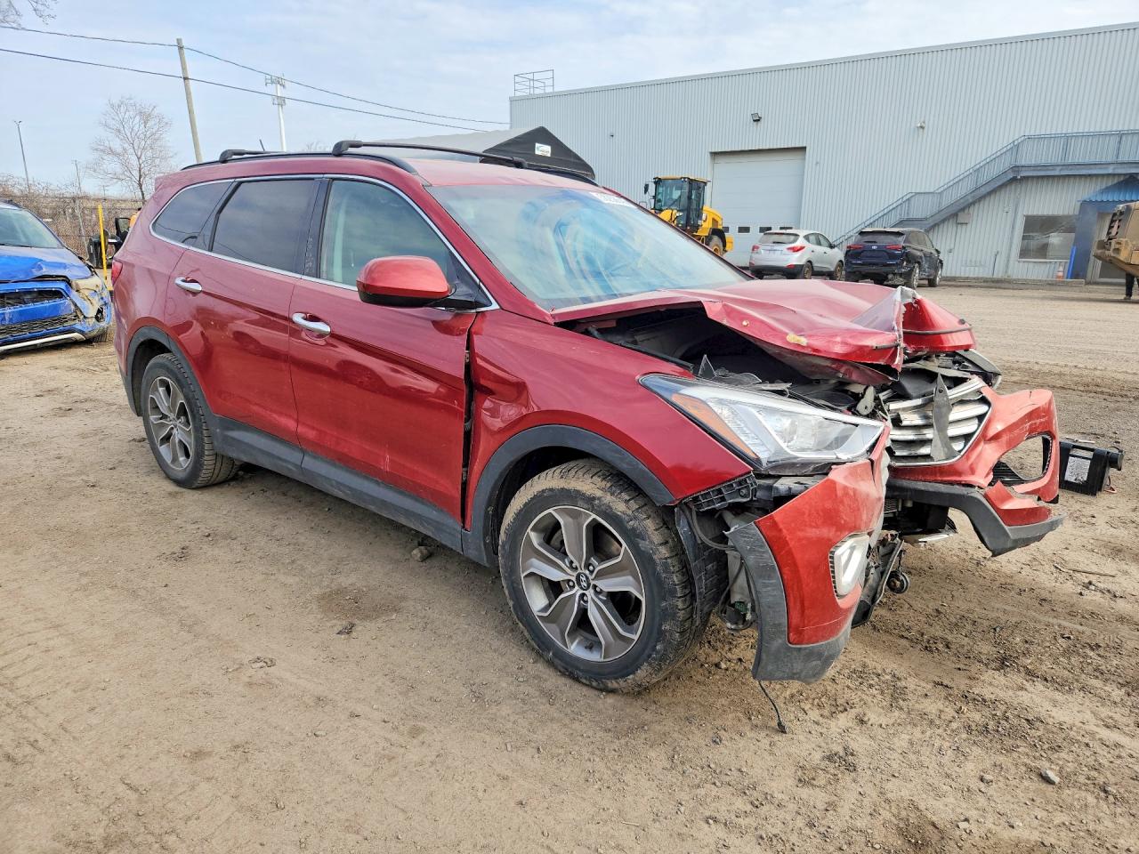 2014 Hyundai Santa Fe Gls Red vin: KM8SM4HF4EU052580