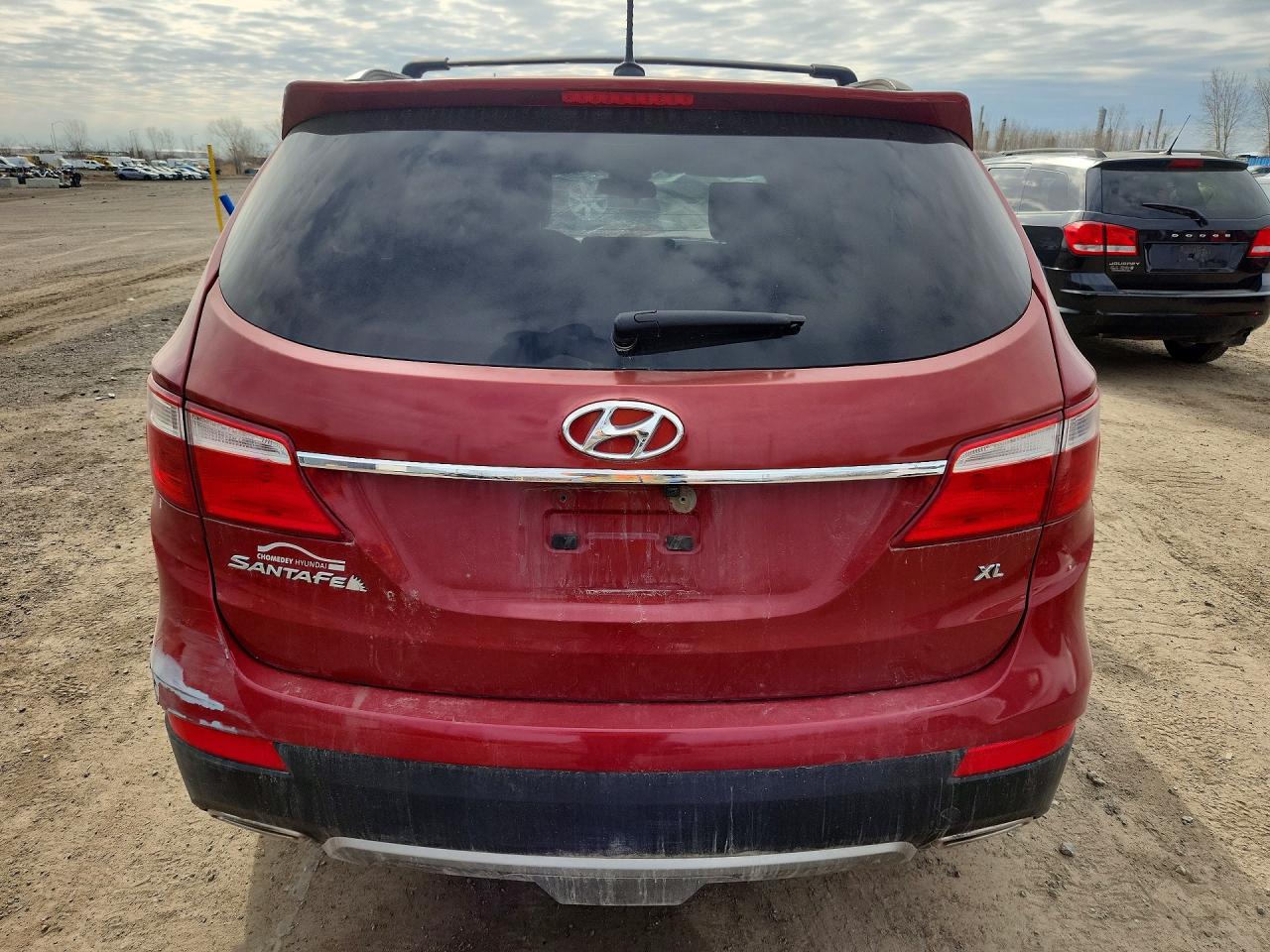 2014 Hyundai Santa Fe Gls Red vin: KM8SM4HF4EU052580