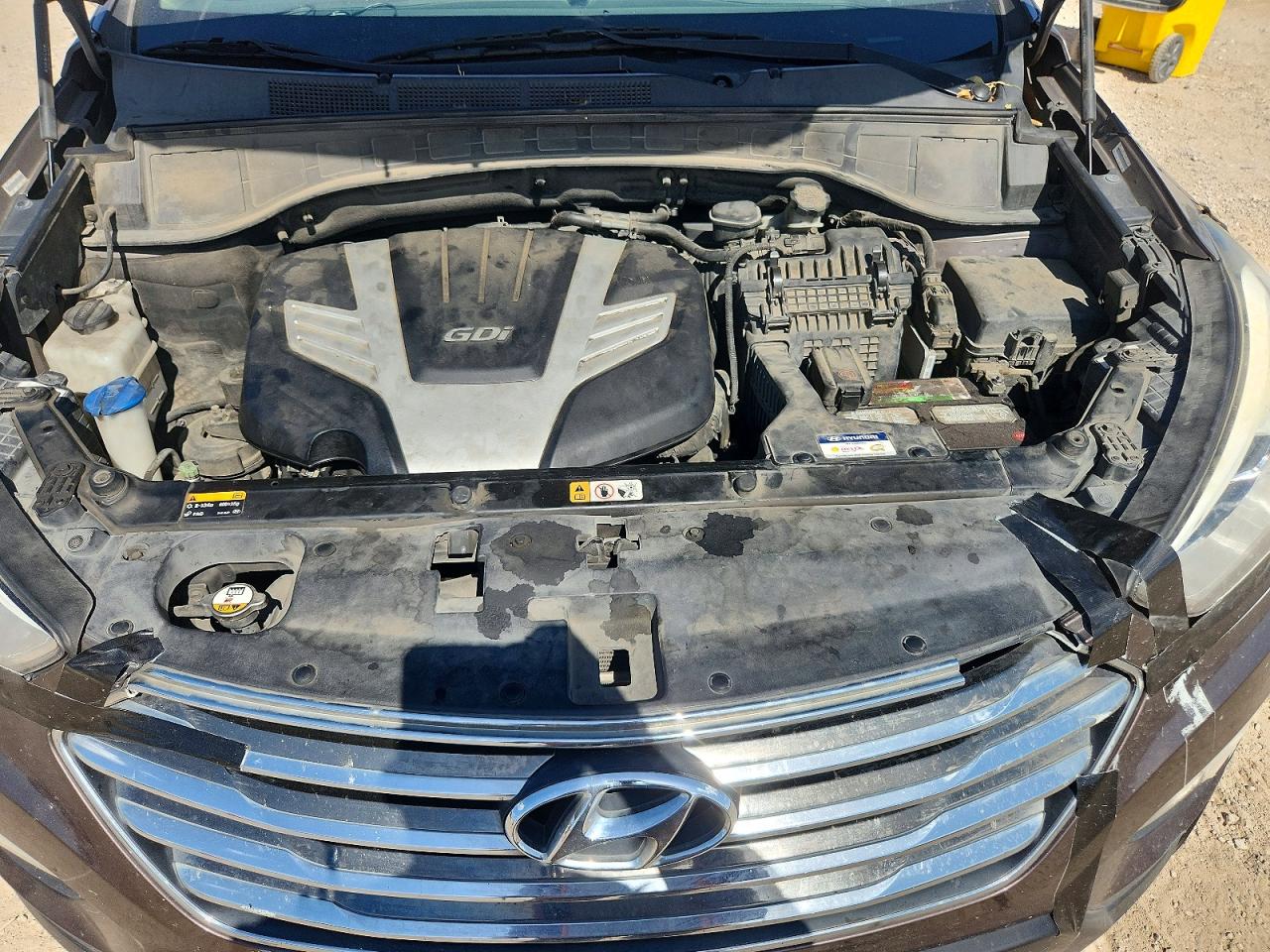 2013 Hyundai Santa Fe Gls Brown vin: KM8SM4HF5DU015116