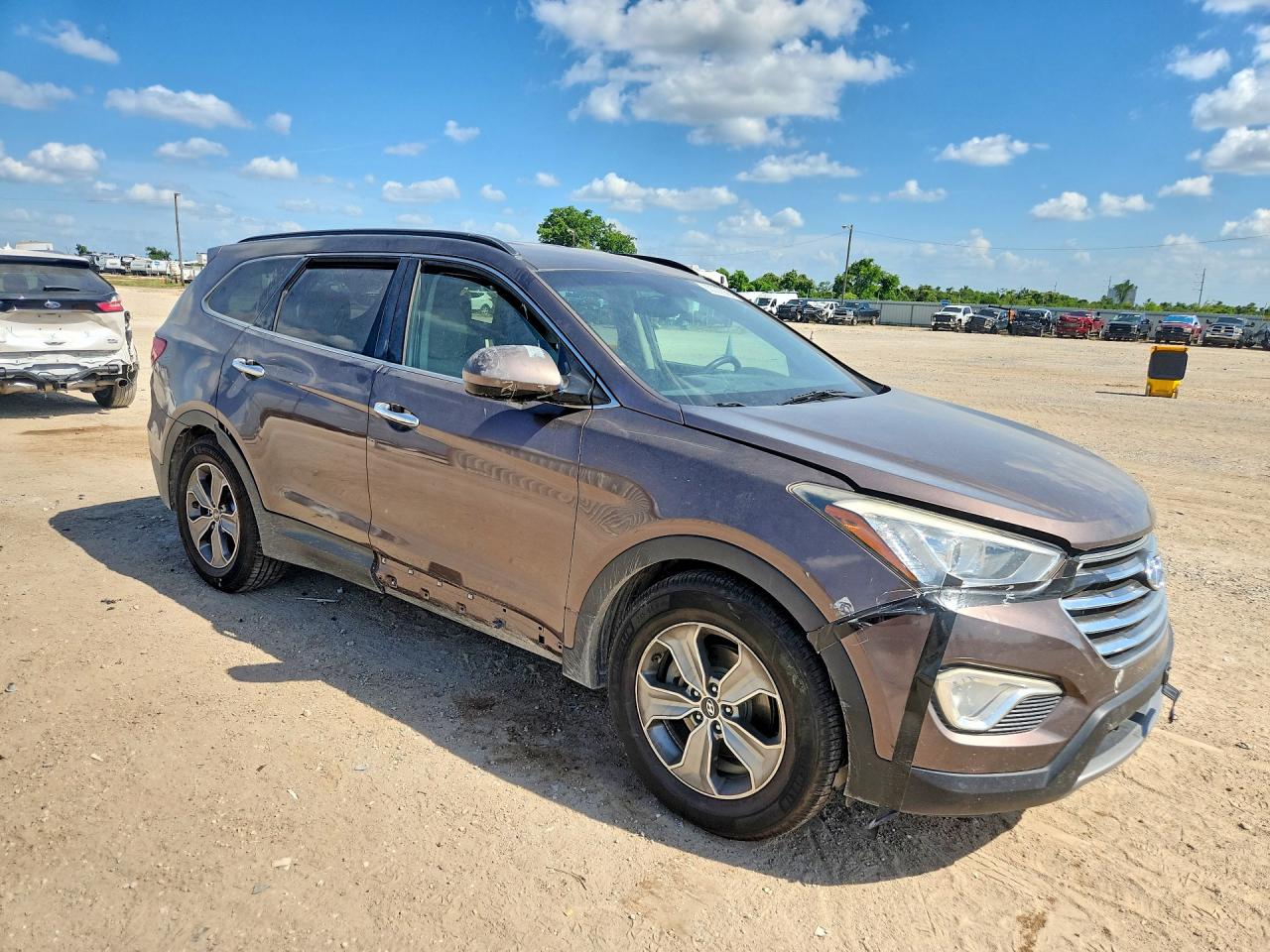 2013 Hyundai Santa Fe Gls Brown vin: KM8SM4HF5DU015116