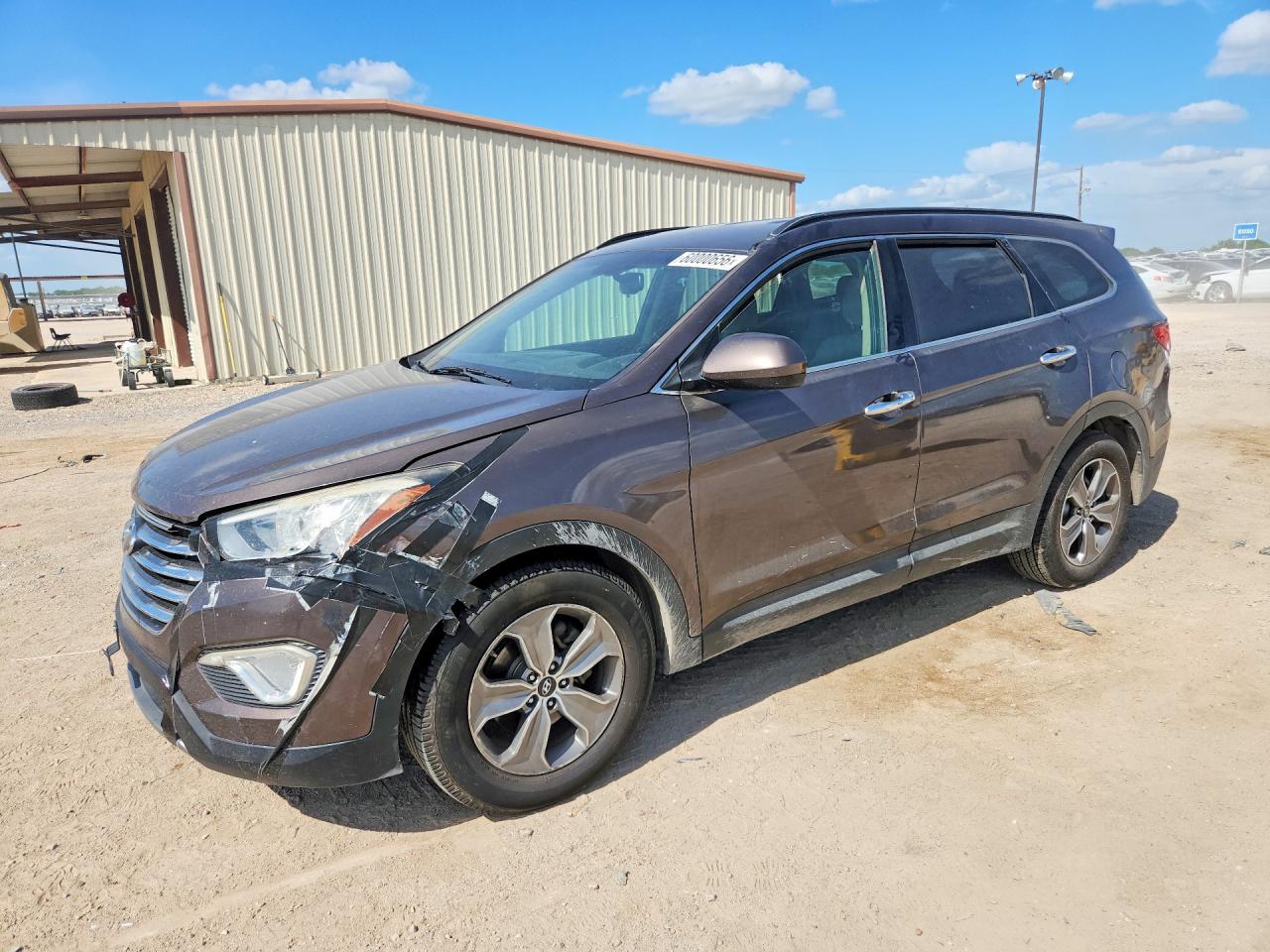 2013 Hyundai Santa Fe Gls Brown vin: KM8SM4HF5DU015116