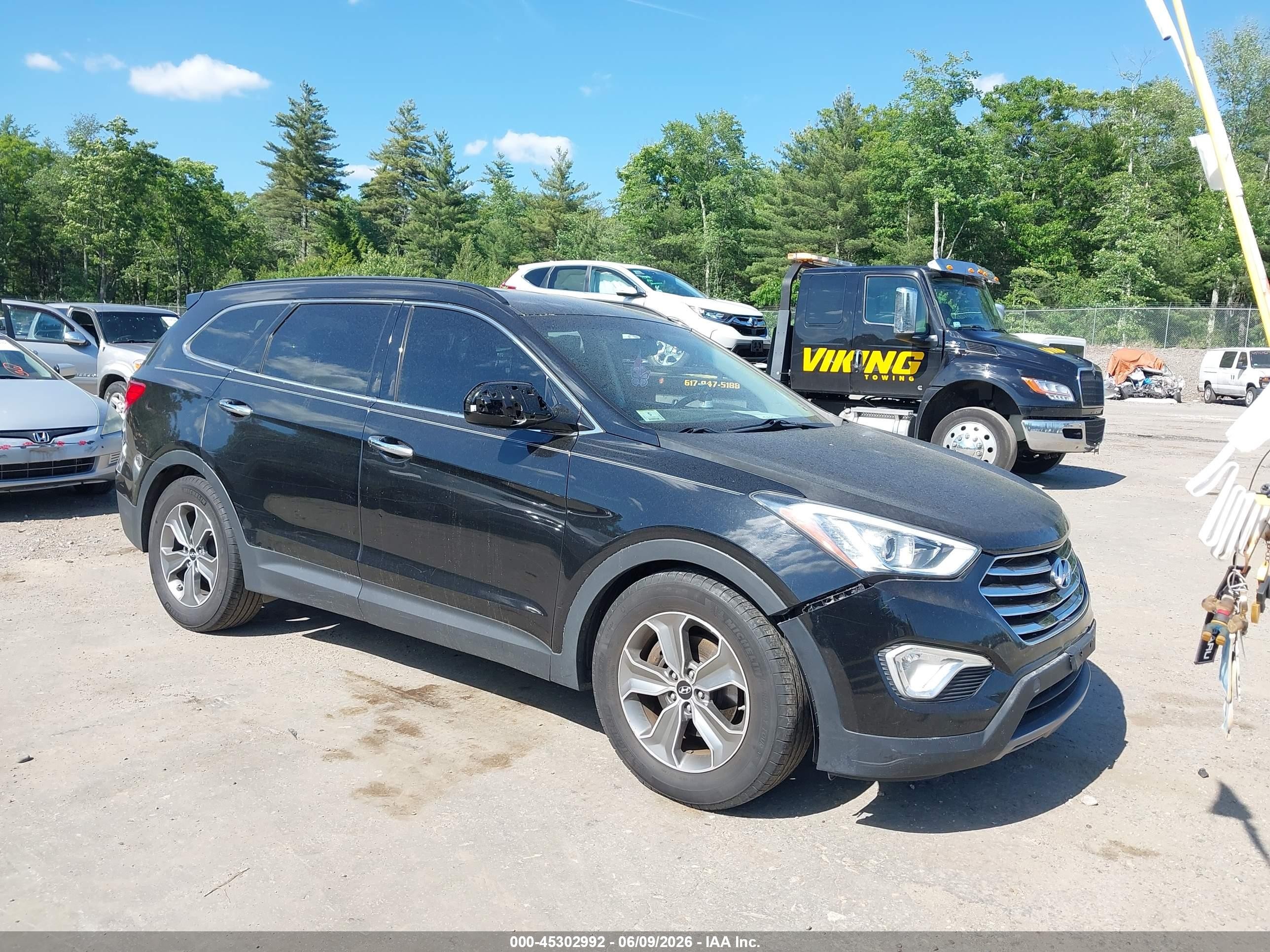 2013 Hyundai Santa Fe Gls Black vin: KM8SM4HF5DU030778