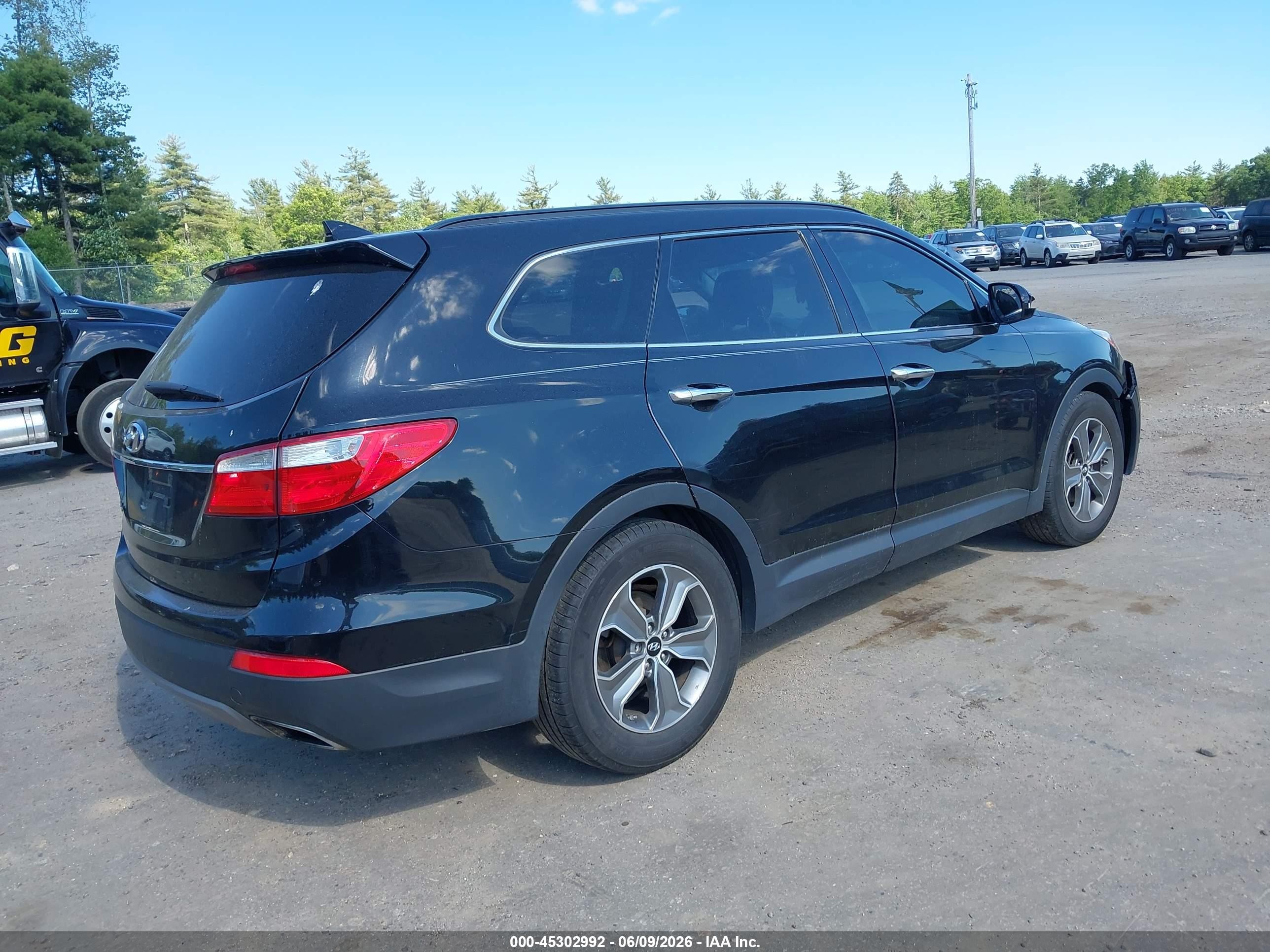 2013 Hyundai Santa Fe Gls Black vin: KM8SM4HF5DU030778