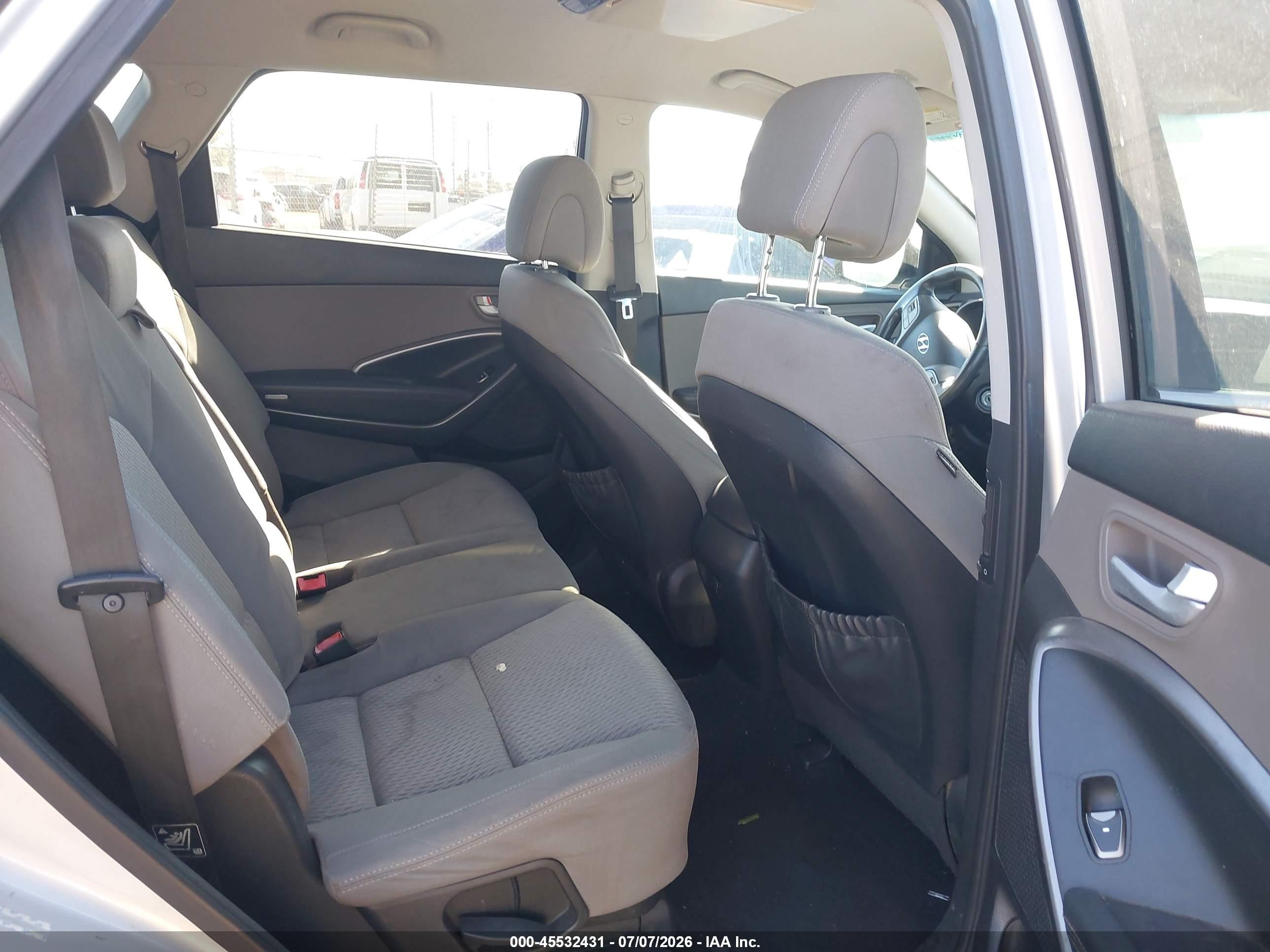 2014 Hyundai Santa Fe Gls Silver vin: KM8SM4HF5EU037344