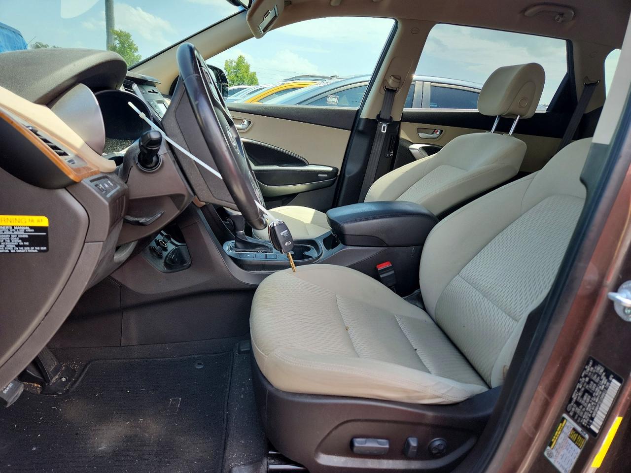 2014 Hyundai Santa Fe Gls Brown vin: KM8SM4HF5EU046612