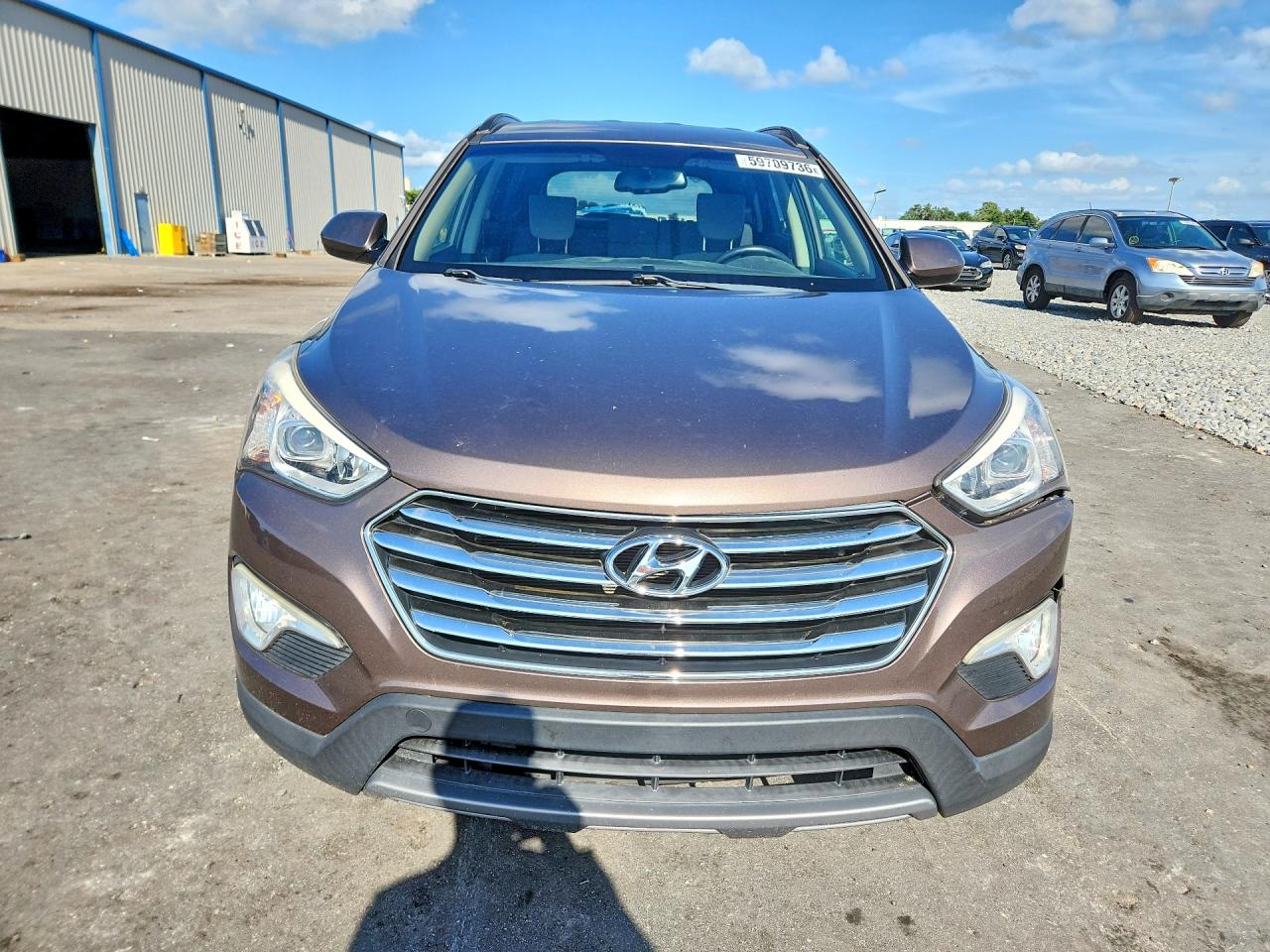 2014 Hyundai Santa Fe Gls Brown vin: KM8SM4HF5EU046612
