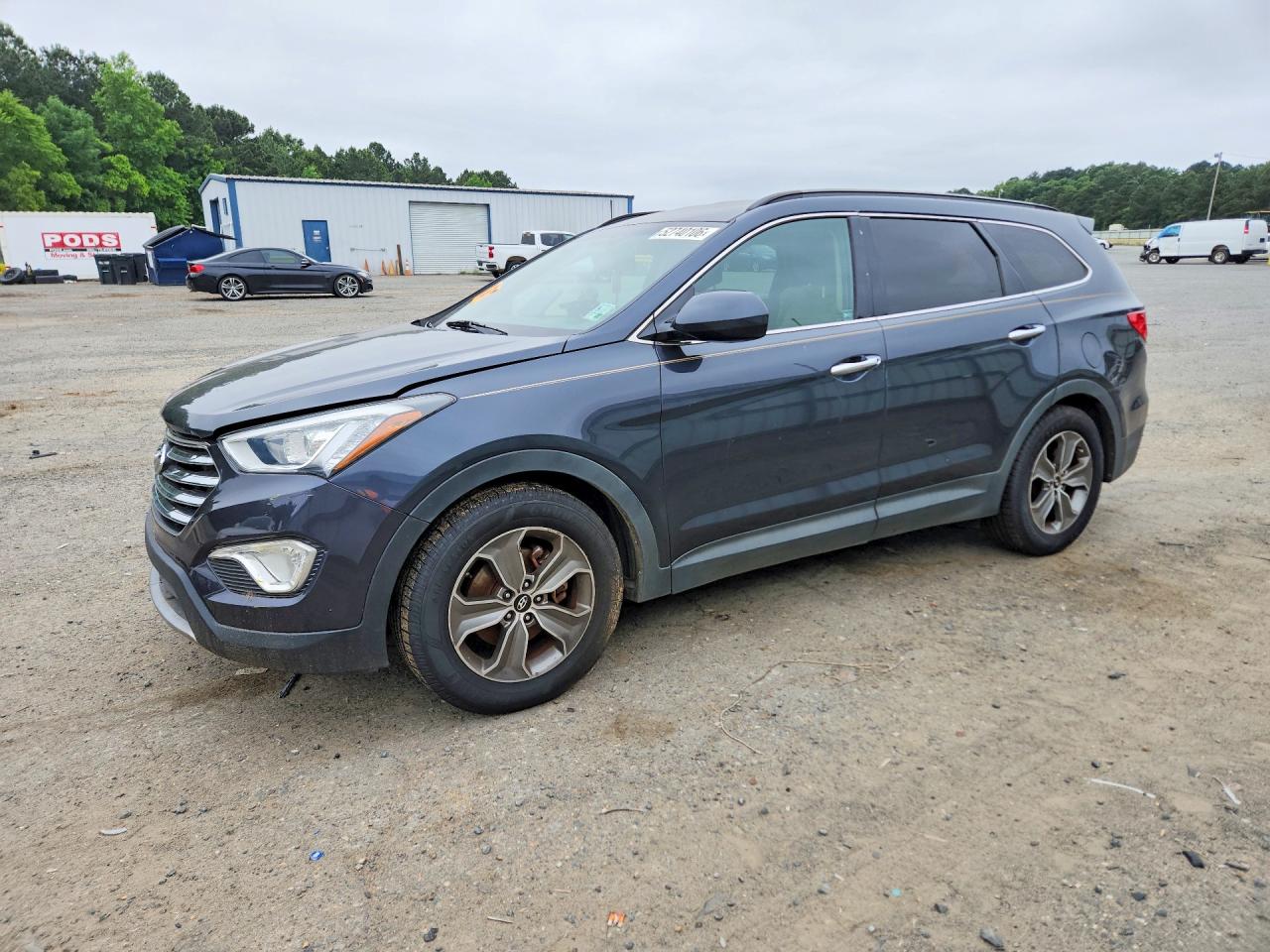 2014 Hyundai Santa Fe Gls Gray vin: KM8SM4HF5EU069033
