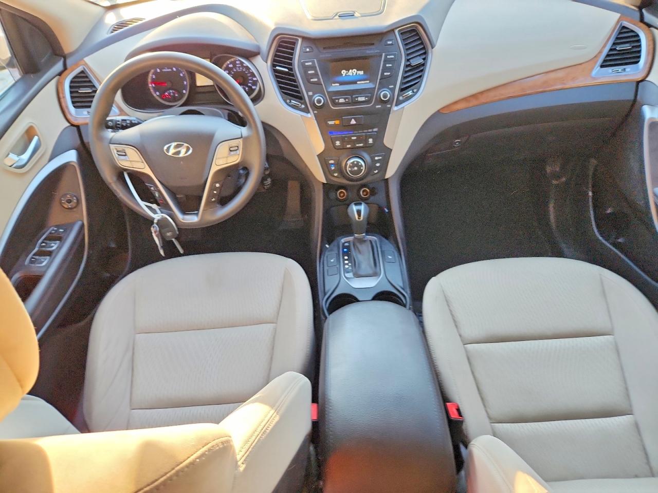 2015 Hyundai Santa Fe Gls Black vin: KM8SM4HF5FU126865