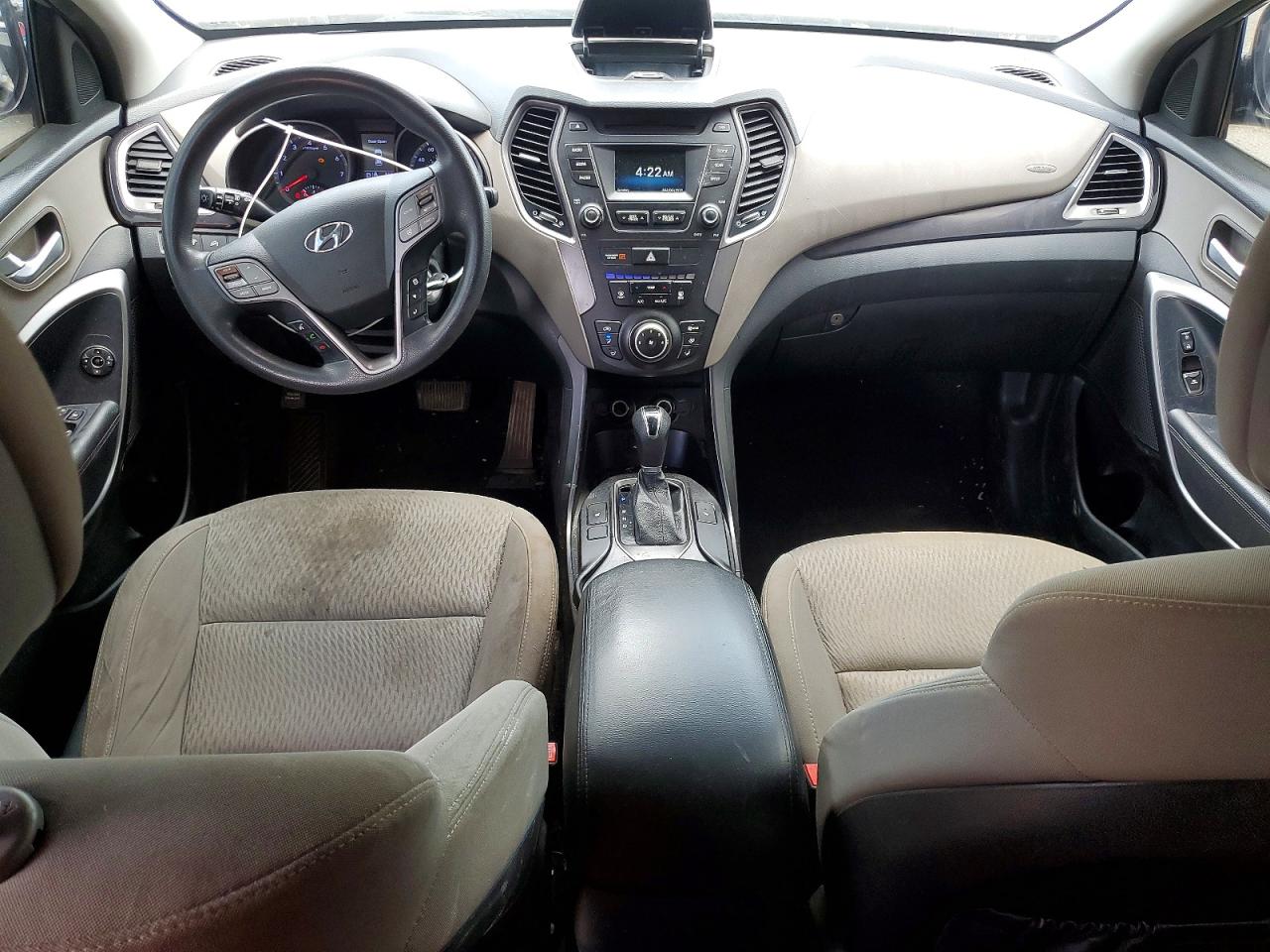 2016 Hyundai Santa Fe Se Серебряный vin: KM8SM4HF5GU143781