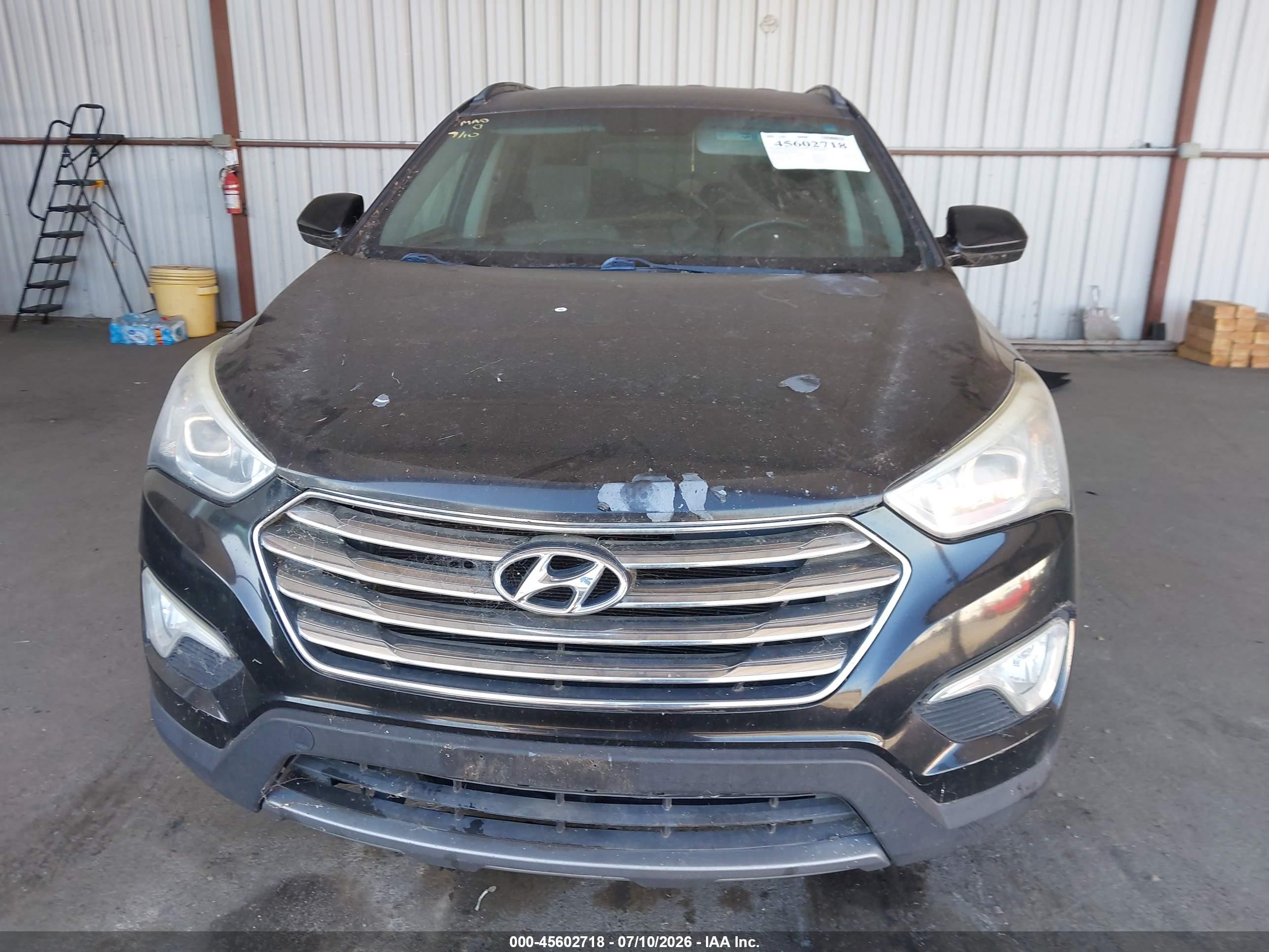 2014 Hyundai Santa Fe Gls Black vin: KM8SM4HF6EU037207