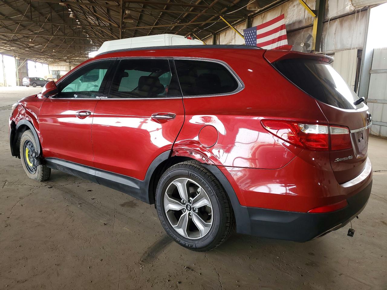 2014 Hyundai Santa Fe Gls Red vin: KM8SM4HF6EU064519