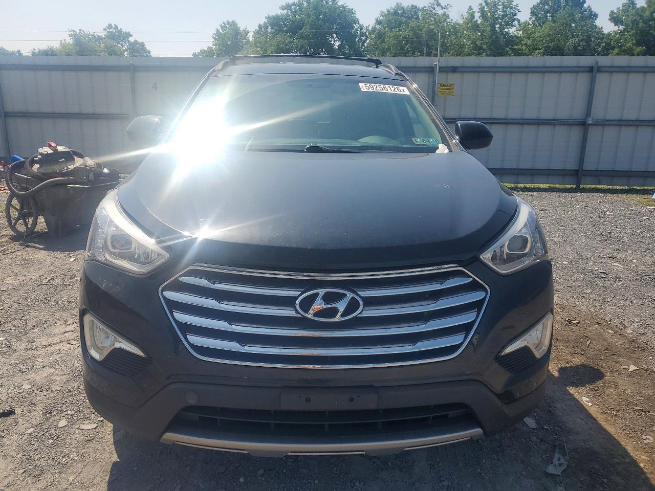 2015 Hyundai Santa Fe Gls Black vin: KM8SM4HF6FU109198