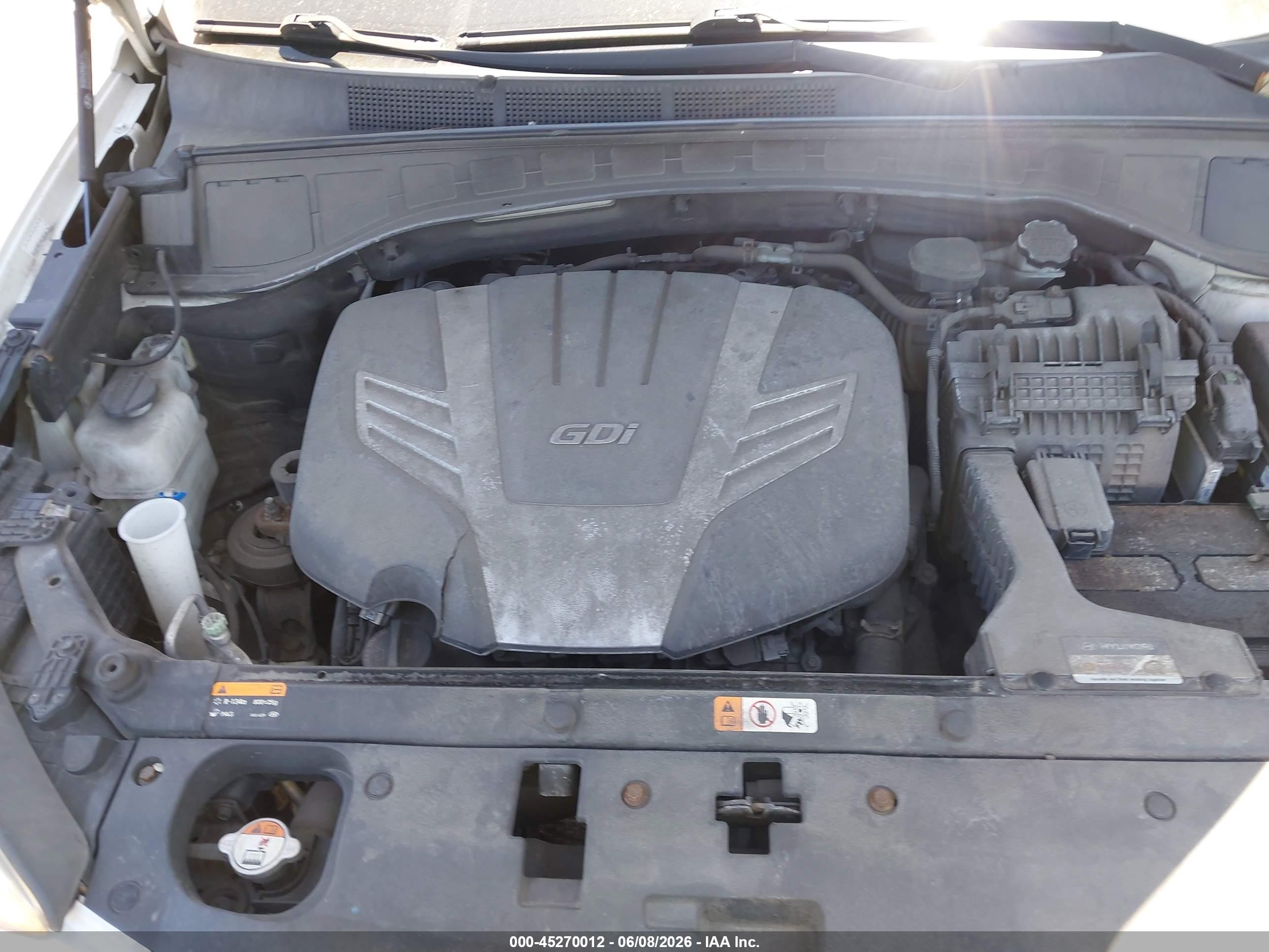 2016 Hyundai Santa Fe Se Белый vin: KM8SM4HF6GU153557