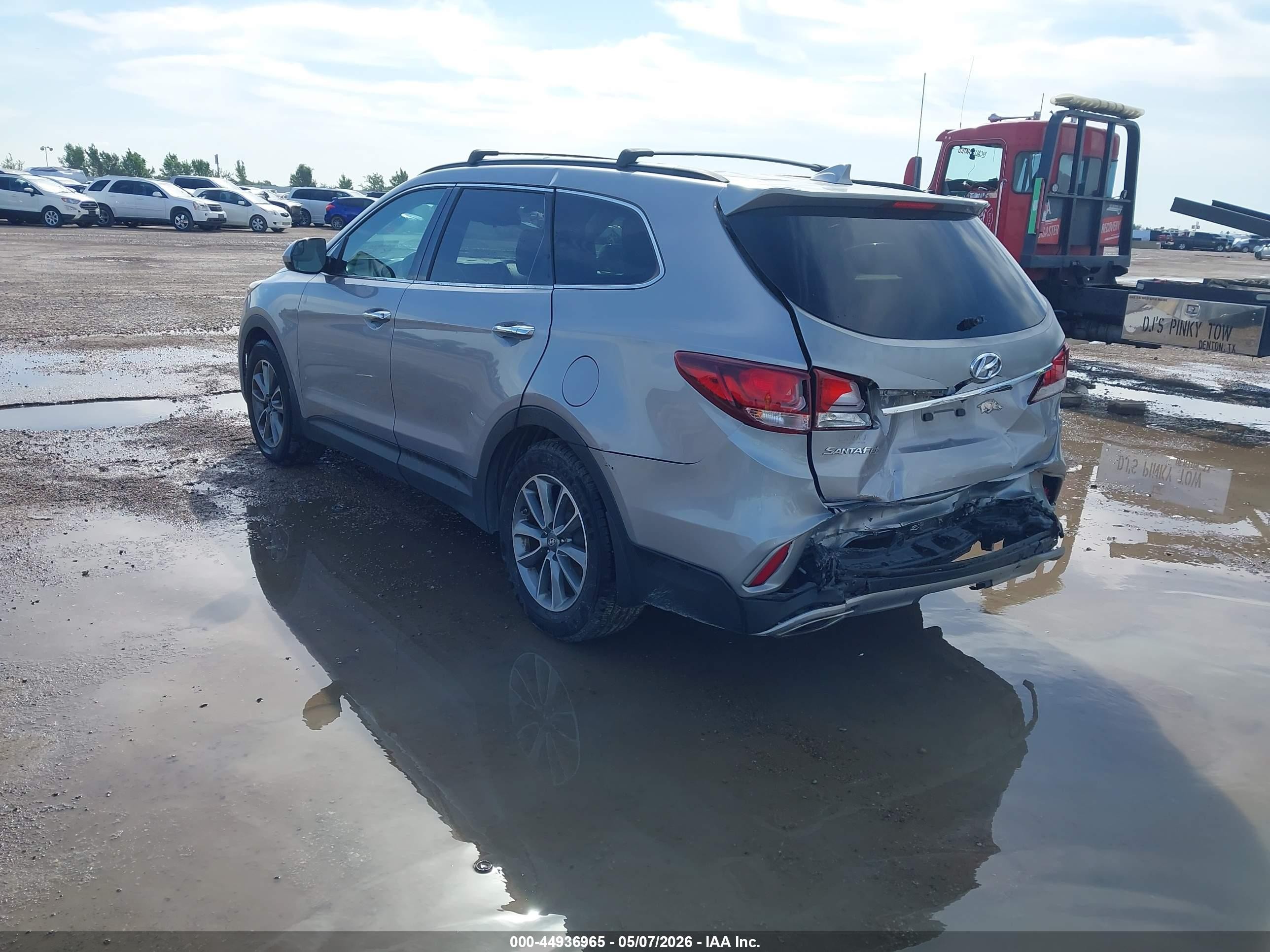 2017 Hyundai Santa Fe Se Gray vin: KM8SM4HF6HU185796